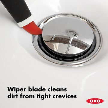 OXO Good Grips Reinigungsbürsten-Set OXO Good Grips Bürsten-Putzset zur Tiefenreinigung – orange, zur Tiefenreinigung