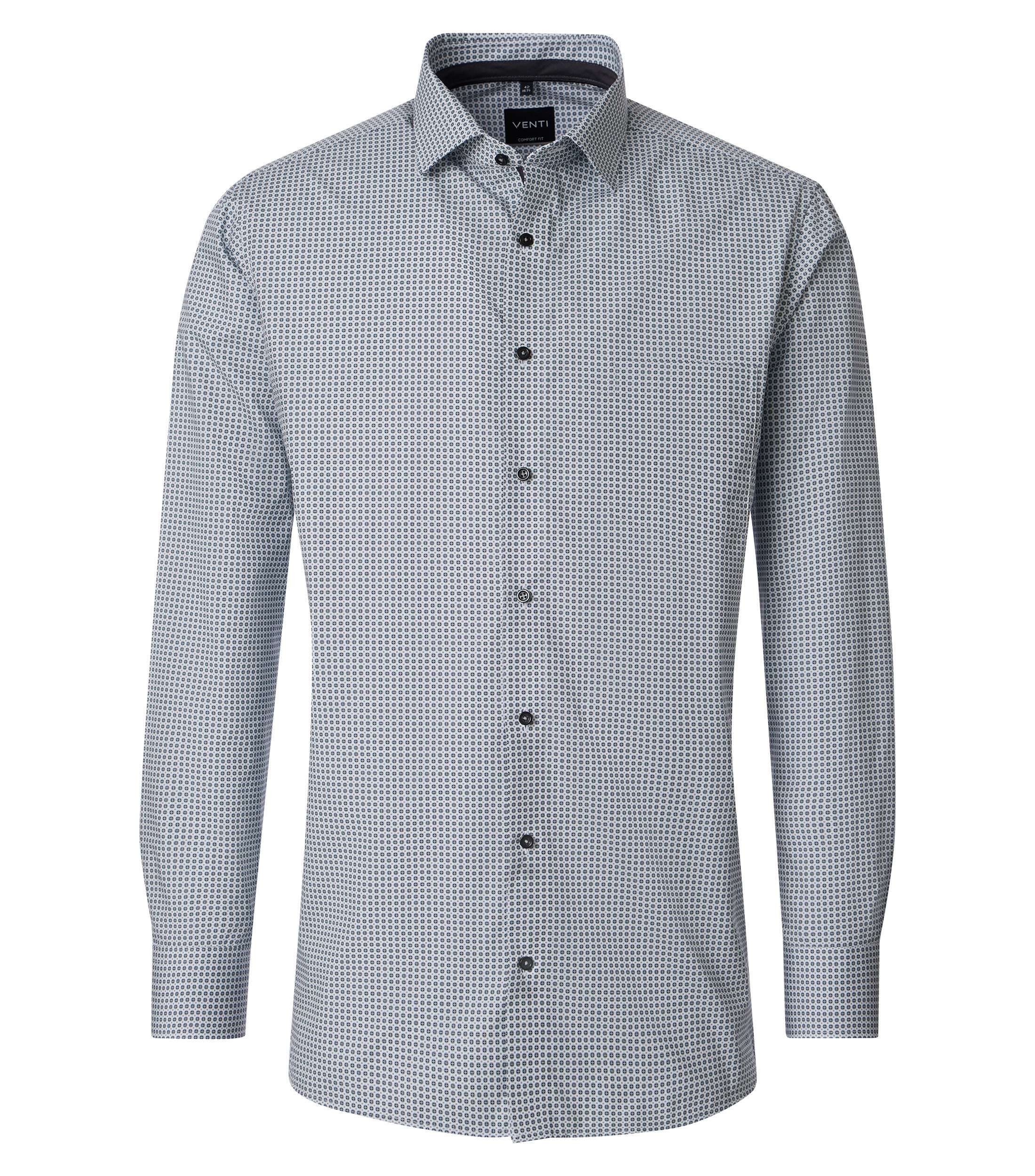 VENTI Businesshemd VENTI Businesshemd Langarm Print