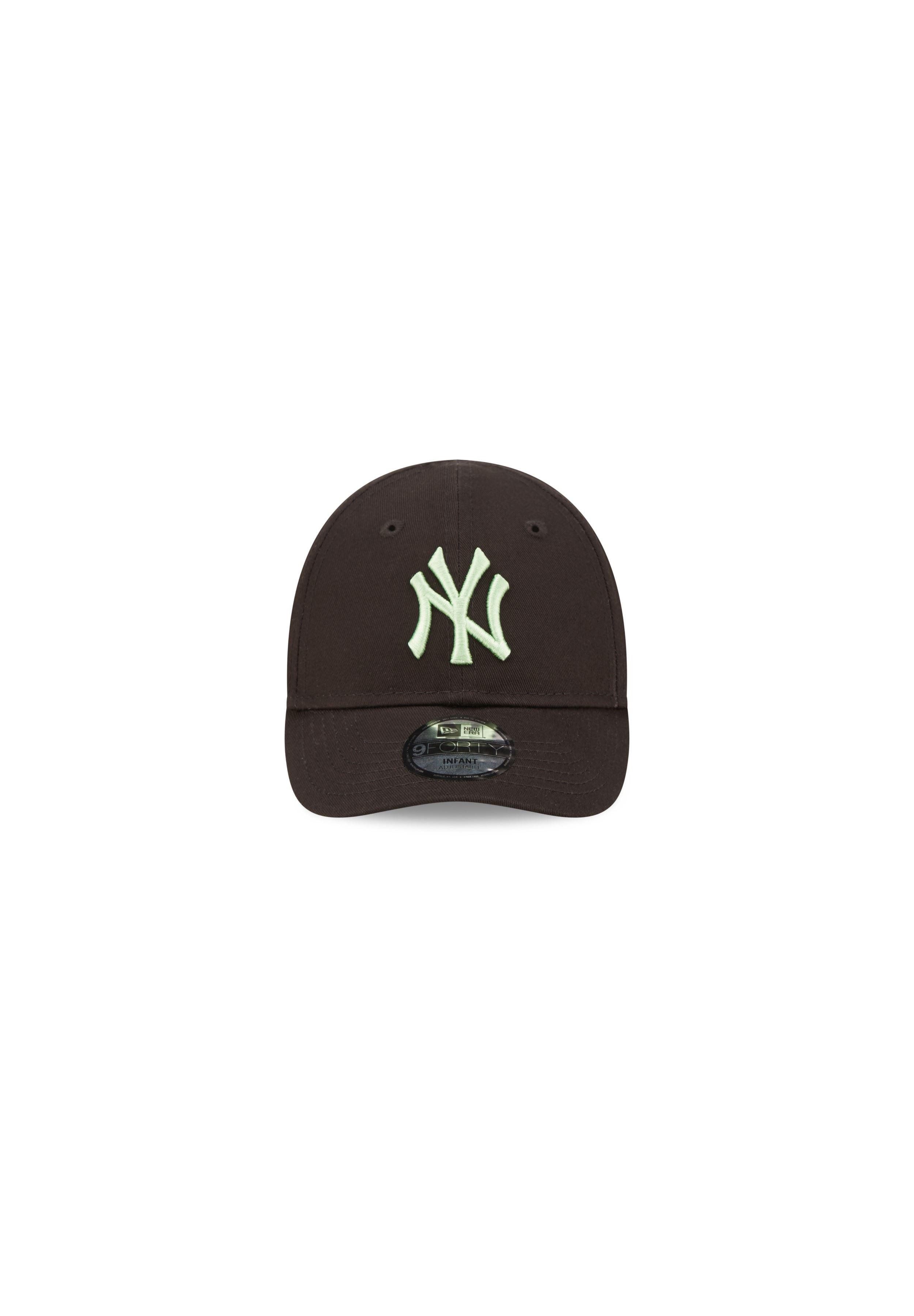 New Era Baseball Cap New York Yankees MLB League Essential Black Green 9Forty Infant Cap Ne (1-St)