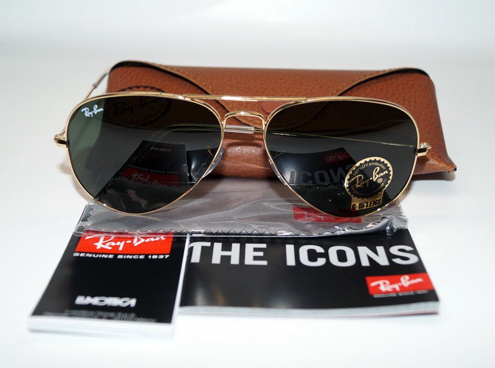 Sunglasses RB BAN 3025 L0205 Ray-Ban RAY Sonnenbrille Sonnenbrille 58 Aviator Gr.