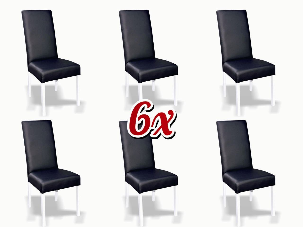 JVmoebel Stuhl, Garnitur 6x Lehnstuhl Stühle Gruppen Stuhlgruppe Komplette Garnitur Esszimmer