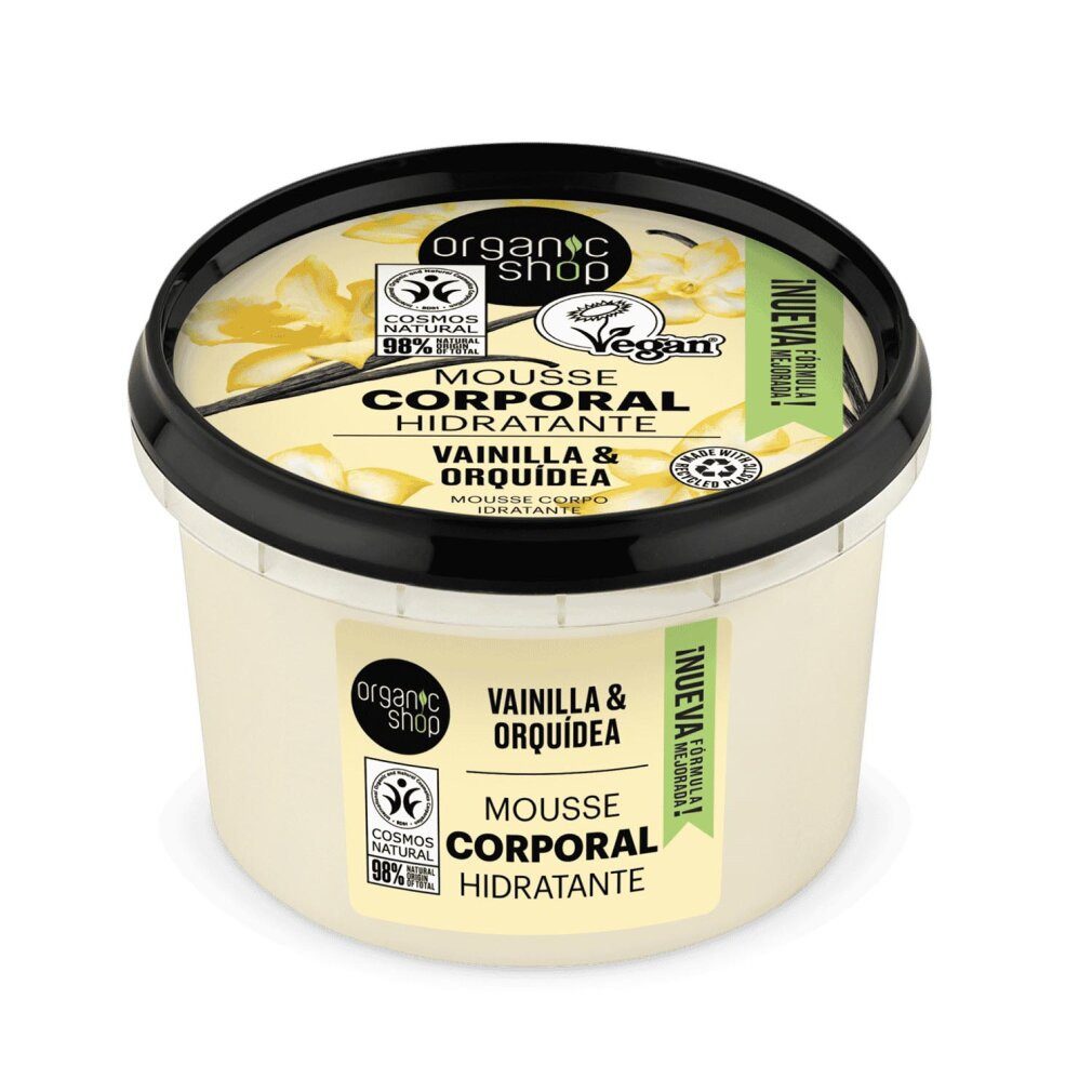 Organic Shop Körperpflegemittel Vanilla Bourbon Mousse Corporal Hidratante 250ml