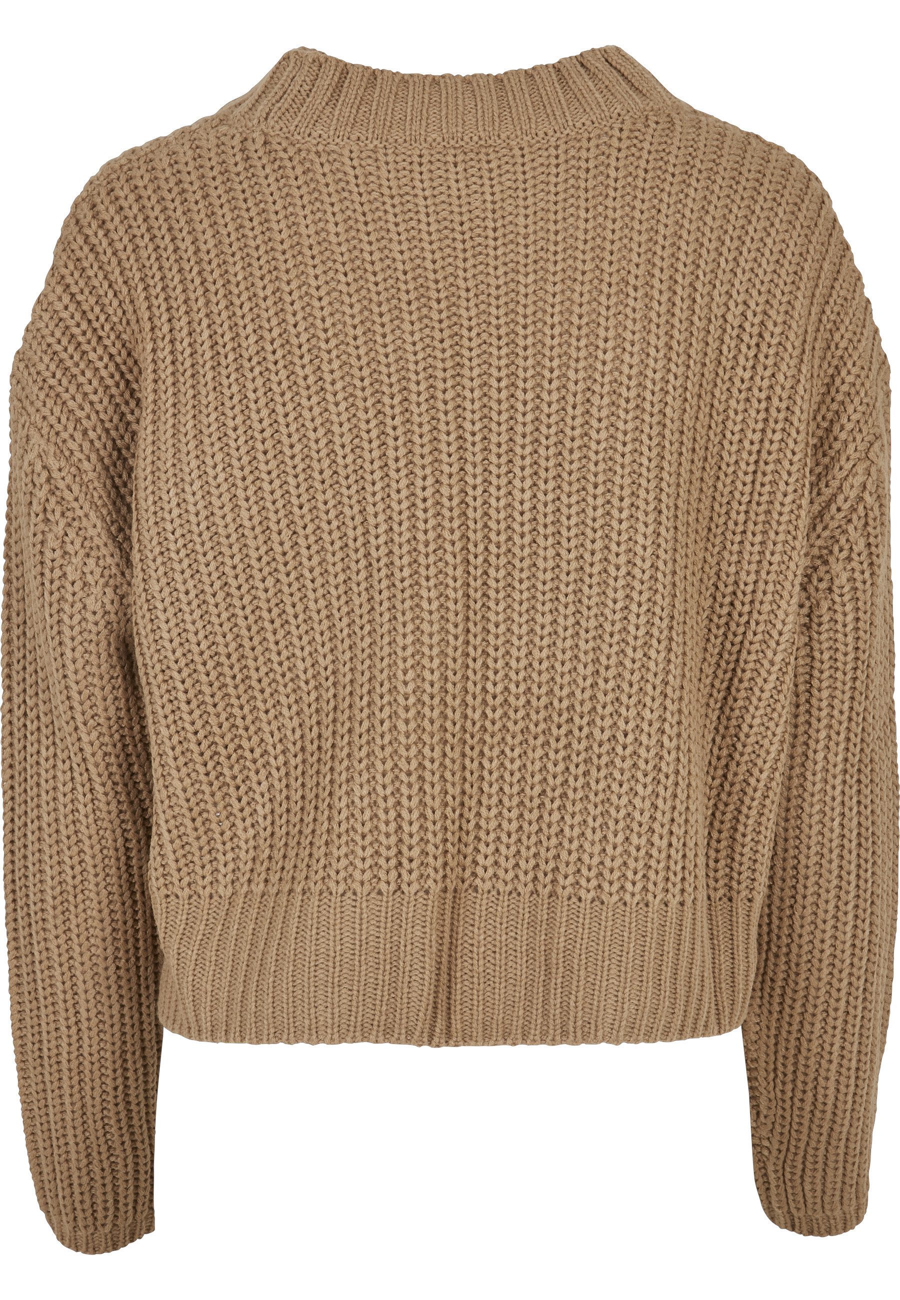 URBAN CLASSICS Sweatshirt Urban Classics Damen Ladies Wide Oversize Sweater günstig online kaufen