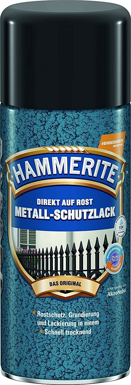 Hammerite  Metallschutzlack Metallschutzlack Spray Lackierung HAMMERSCHLAG Effekt 400 ml Lack