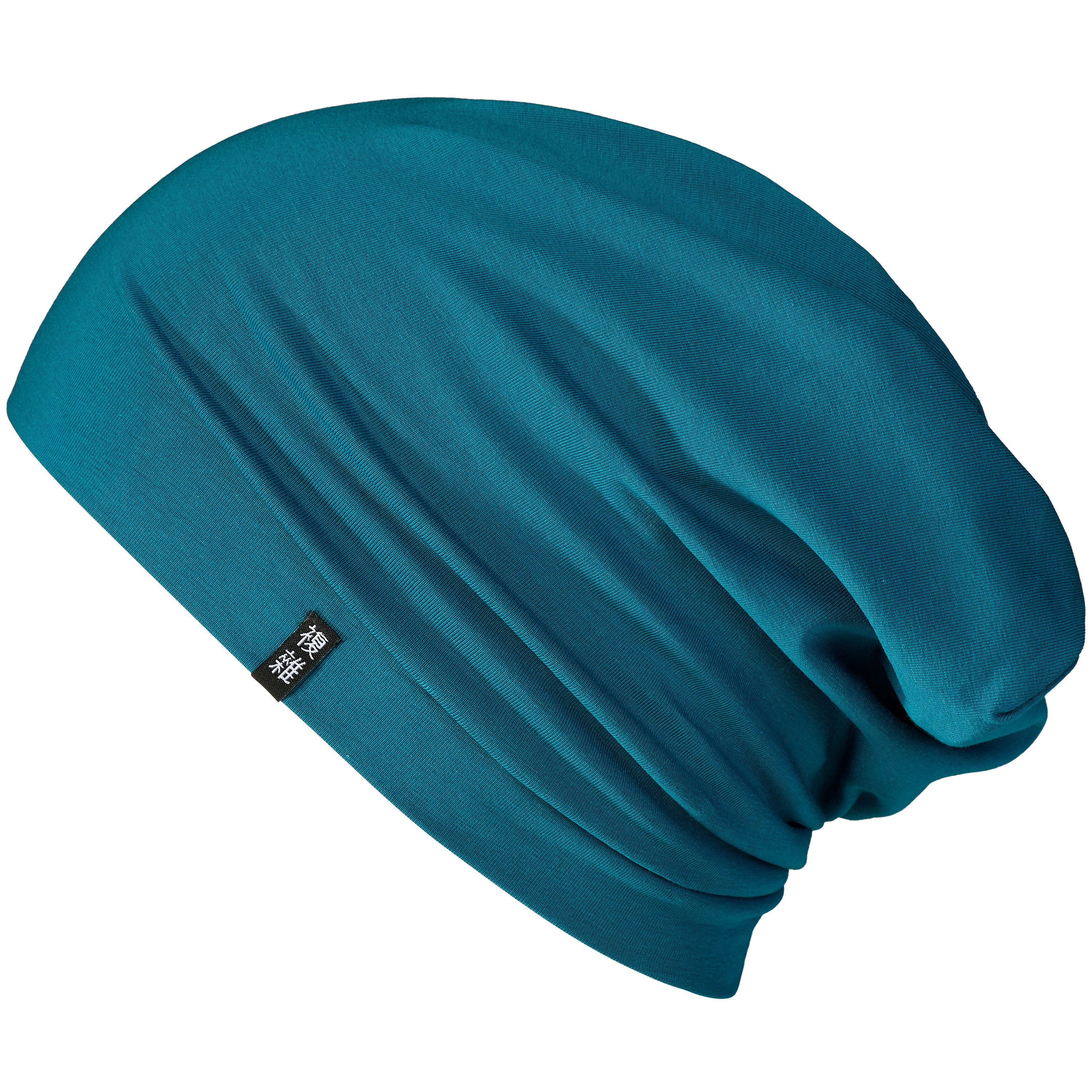 Enter the Complex Jerseymütze - Leichte Slouch Beanie - Unisex, Übergangsmütze, 95% gekämmte Baumwolle, 5% Elasthan