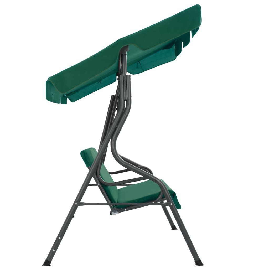 vidaXL Hollywoodschaukel Hollywoodschaukel Grün 170×110×153 cm Stoff, 1 tlg.