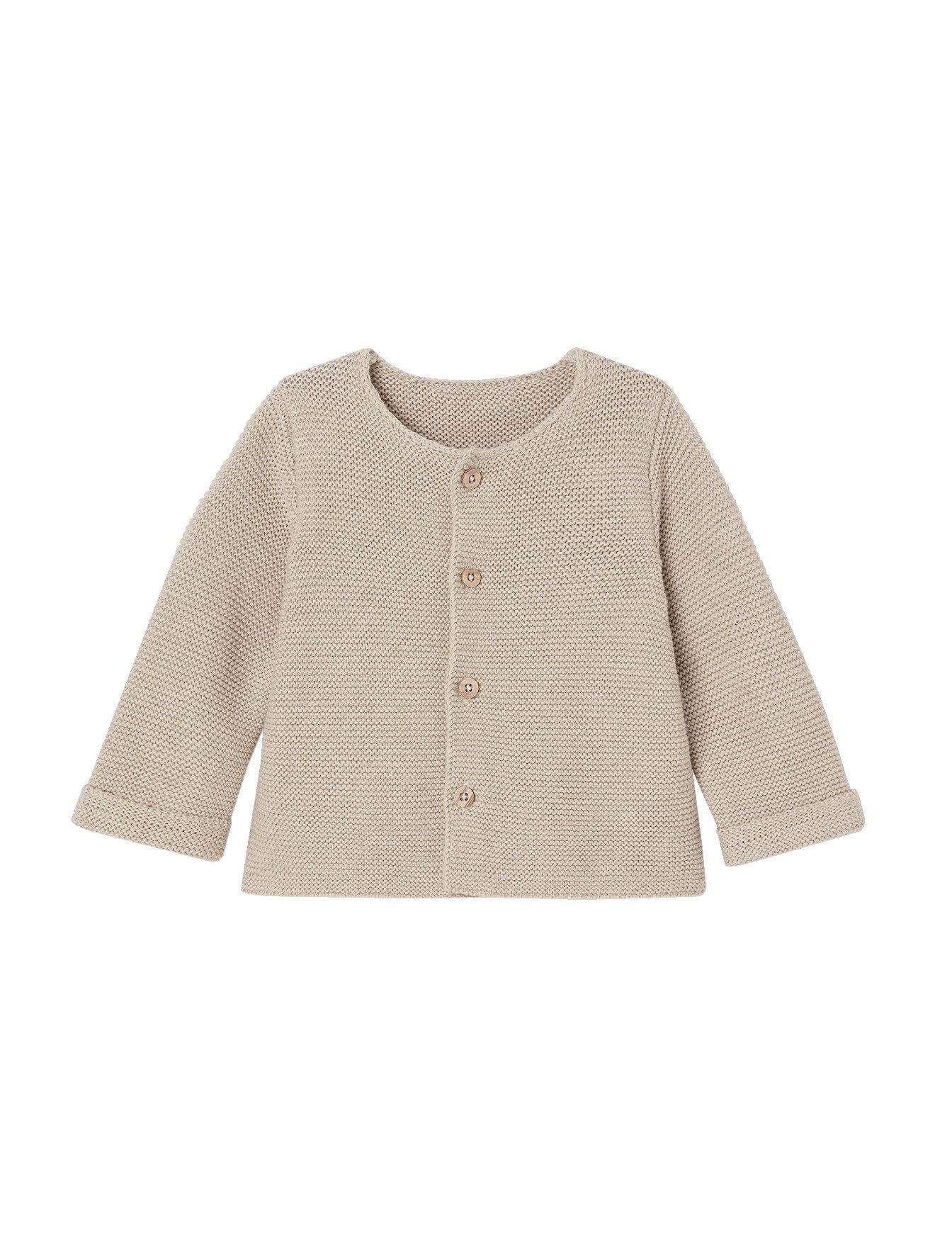 Strickjacke Baby Strickjacke aus Baumwolle BASIC