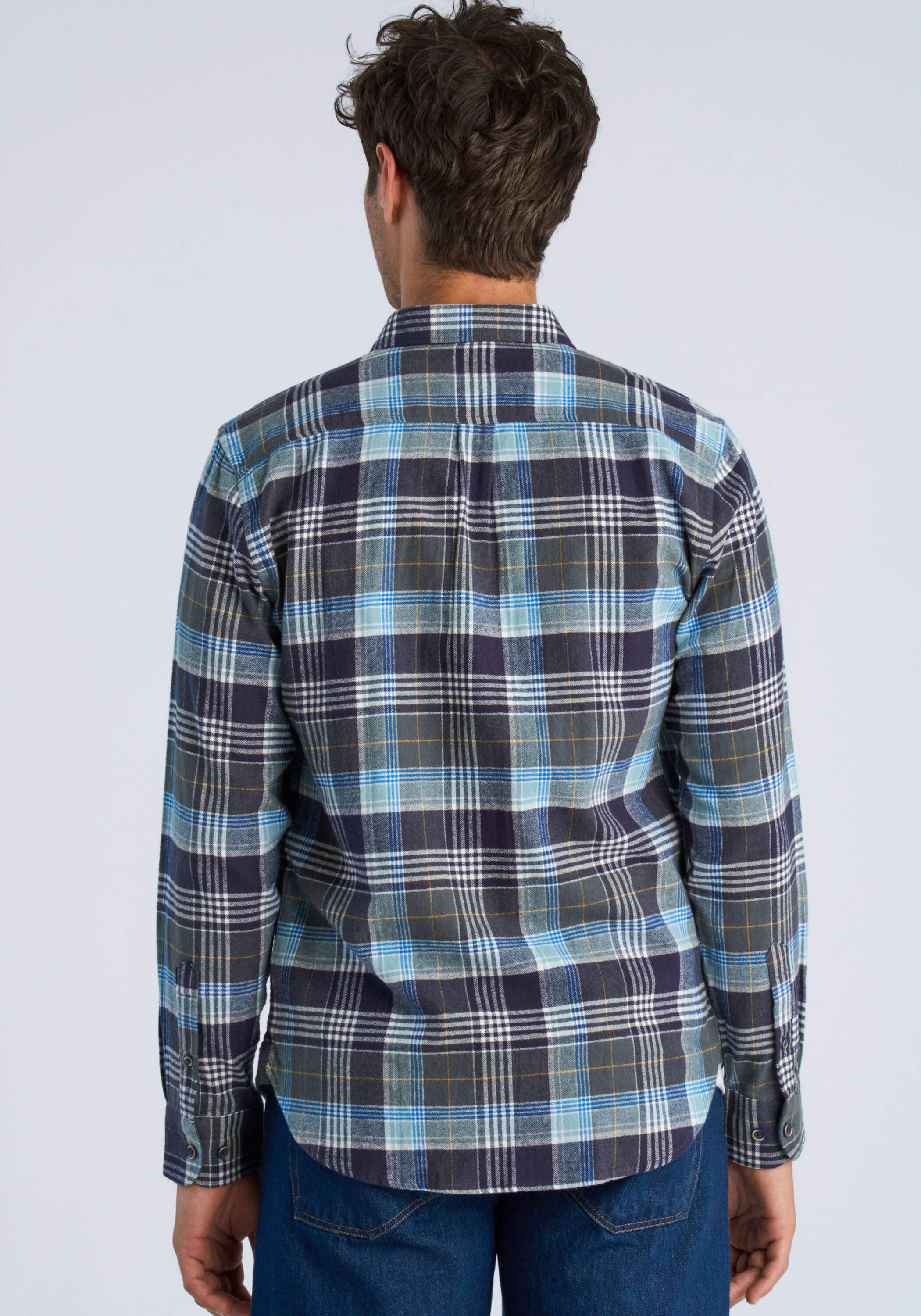 LINDBERGH Businesshemd Business-Casual-Hemd (Langarm) Relaxed Fit – Bild 2 von 5