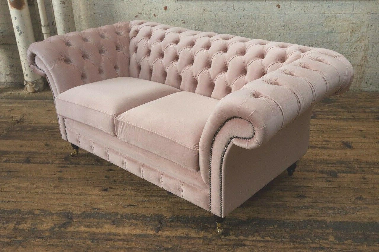 Xlmoebel Chesterfield-Sofa Traditionelles Sitzmöbel Chesterfield Sofa Stoff Leder Samt Zweisitzig, Hergestellt in Europa