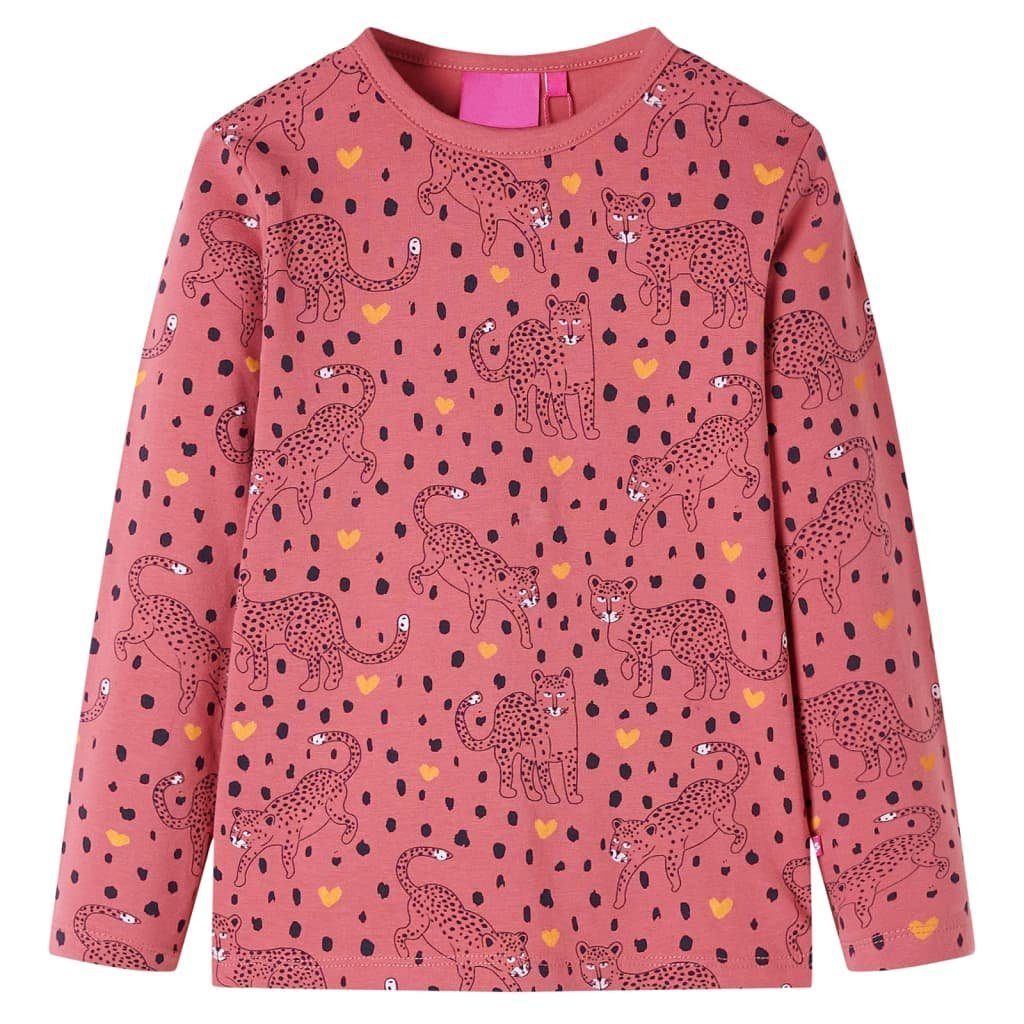 vidaXL Pyjama Kinderpyjama mit Langen Ärmeln Altrosa 92
