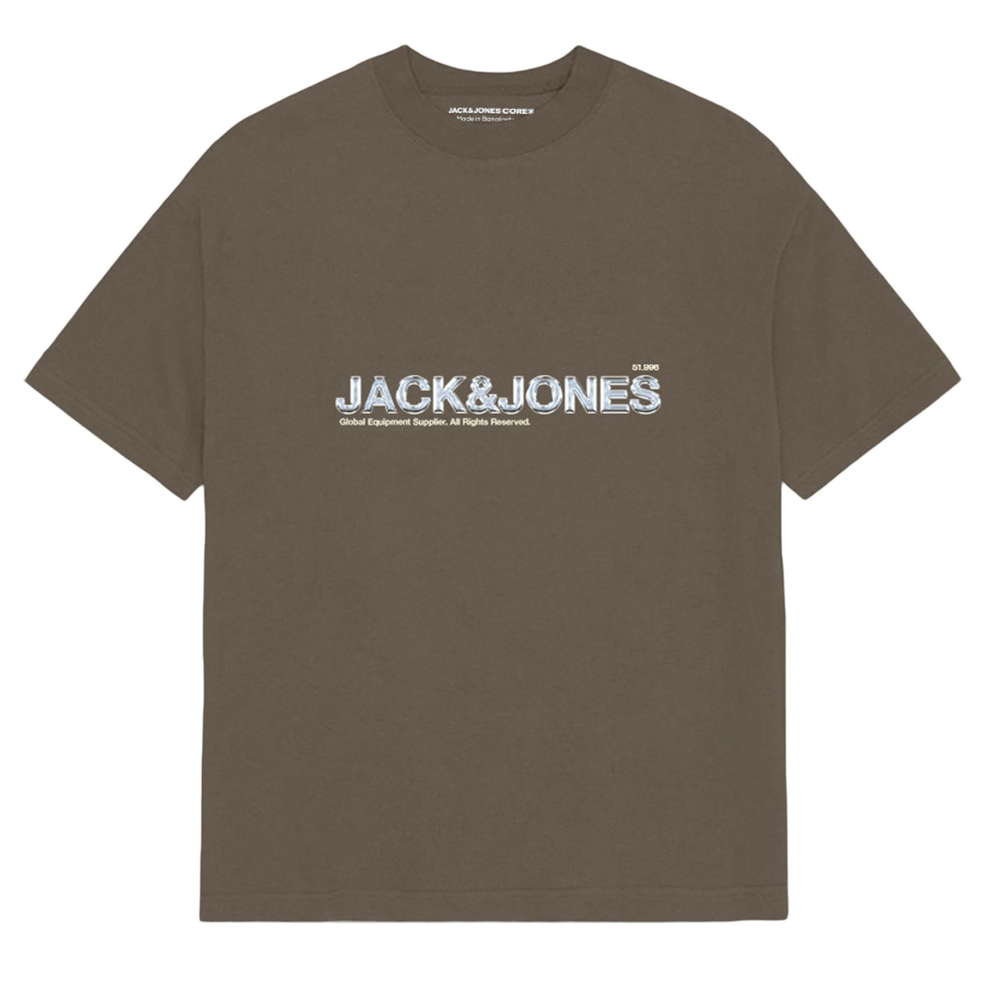 Jack & Jones T-Shirt Herren T-Shirt 4er Pack Baumwolle (Packung, 4er Pack)
