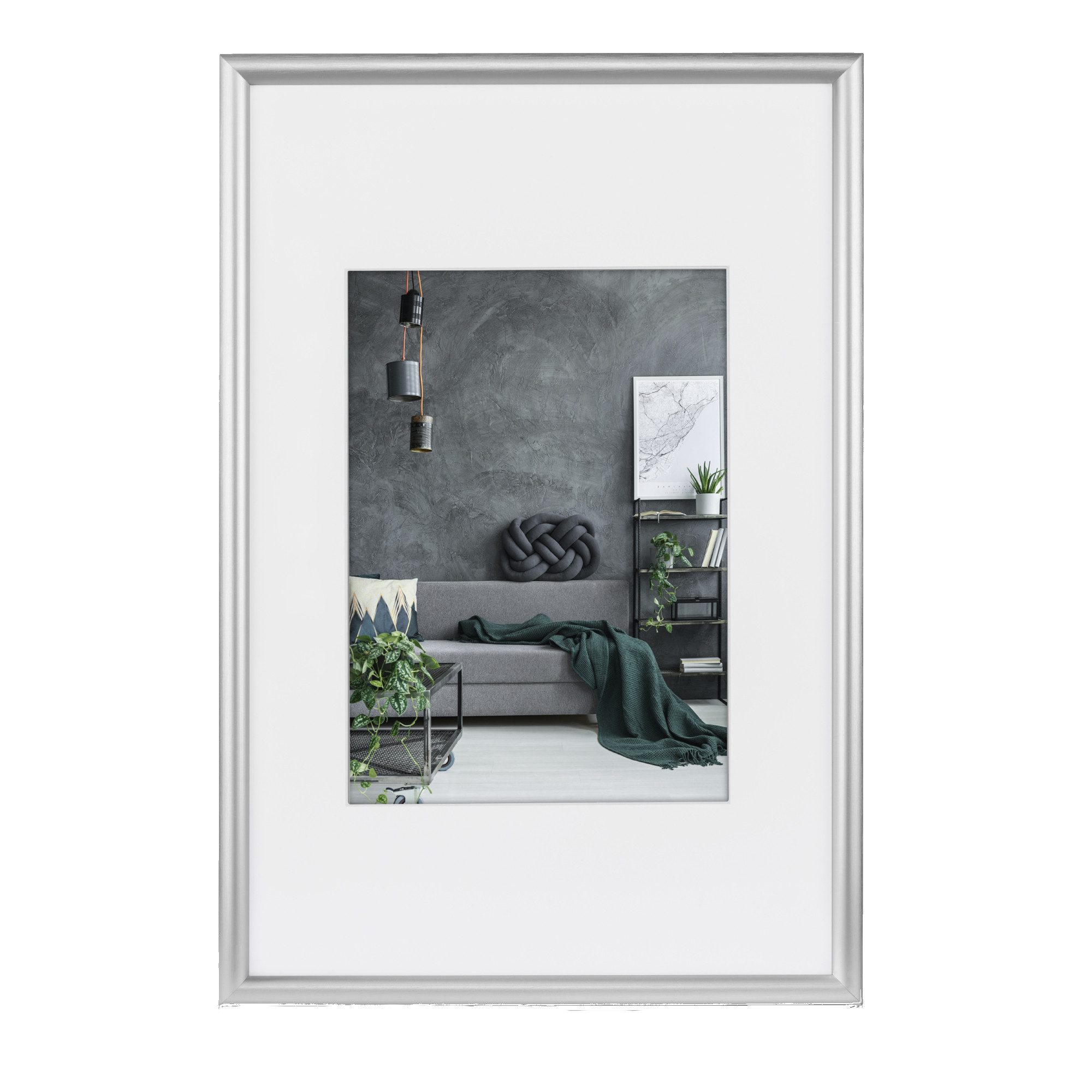 Hama Bilderrahmen Bilderrahmen Detroit 00175891 70x100cm silber