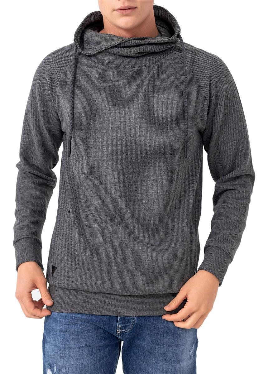 Sweatshirt Red Bridge Herren Pullover mit hohen Schalkragen