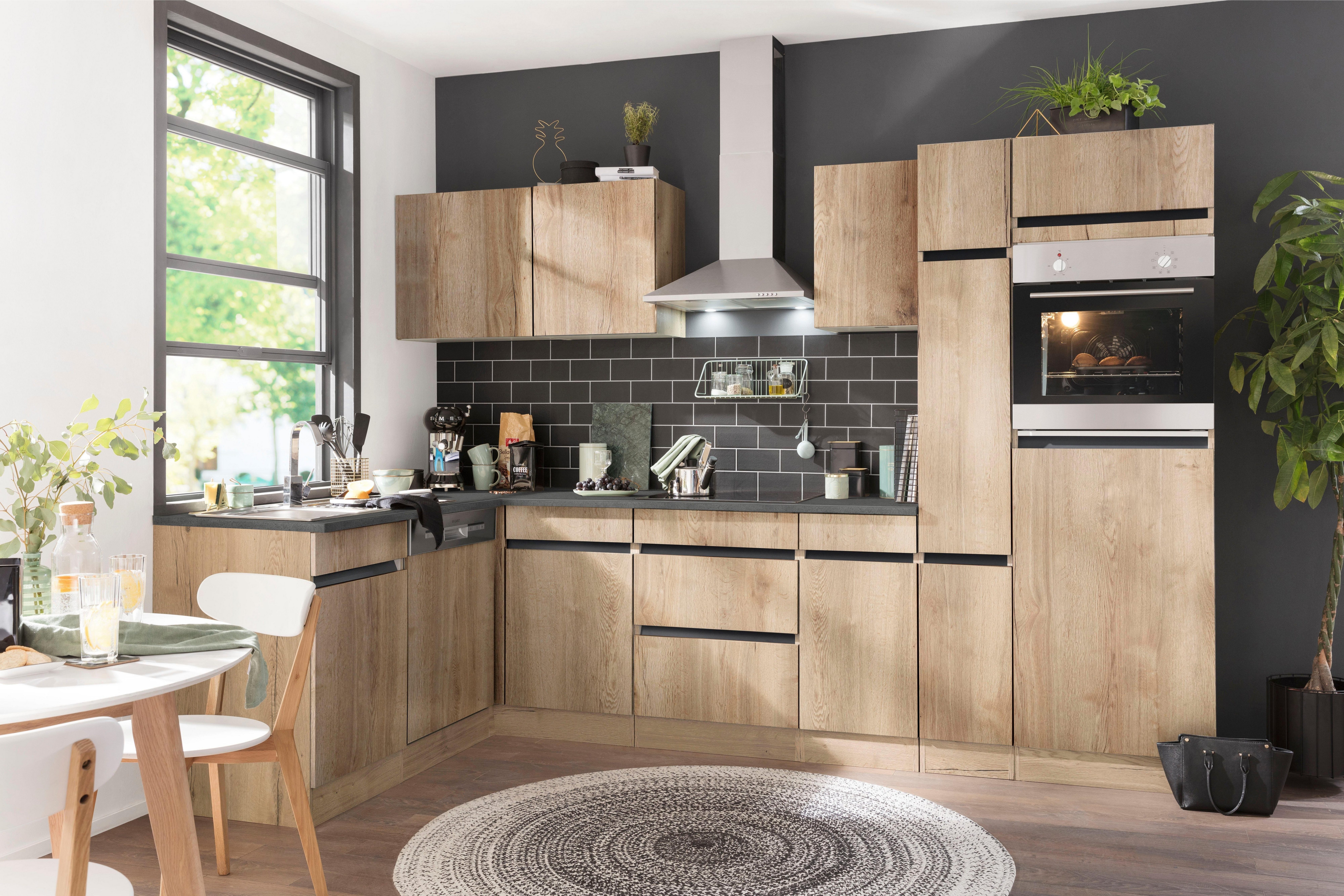 OPTIFIT Küchenzeile "Roth" Breite 300 cm, wahlweise mit E-Geräten, mit Apot günstig online kaufen