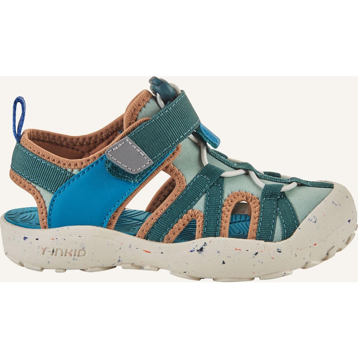 Finkid Salama Outdoorsandale Farbenfrohe, robuste Trekkingsandalen für Kinder, ideal für