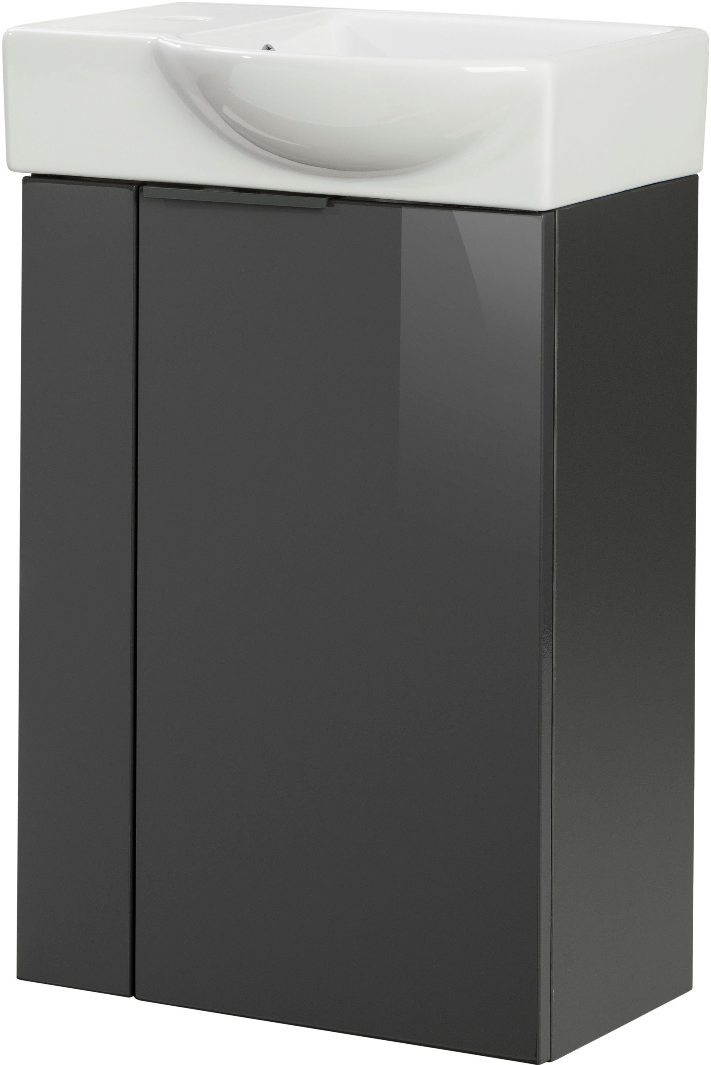 FACKELMANN Waschtisch SBC (Set), bestehend aus Becken und Unterbau, Breite ca. 45 cm