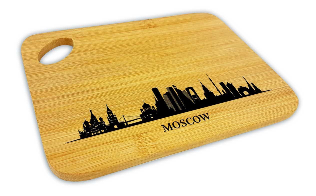 Bambus / Moscow, Stadtmeister Moskau Frühstücksbrett Skyline die