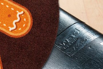 Teppich Gingerbread Man, wash+dry by Kleen-Tex, rechteckig, Höhe: 9 mm