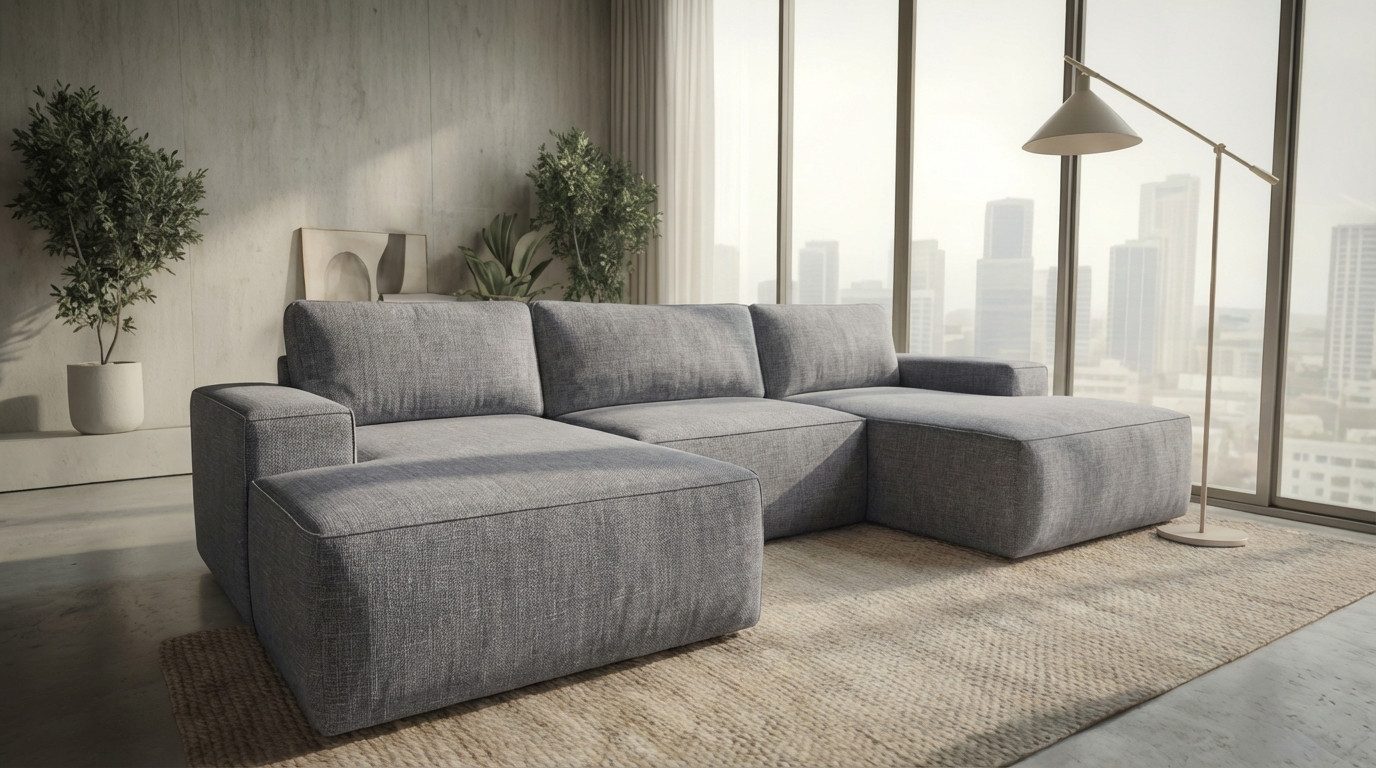 A&J MöbelLand GmbH Ecksofa EINAR mit Schlaffunktion, Bonellfederkern und Bettkasten, TOP ANGEBOT!