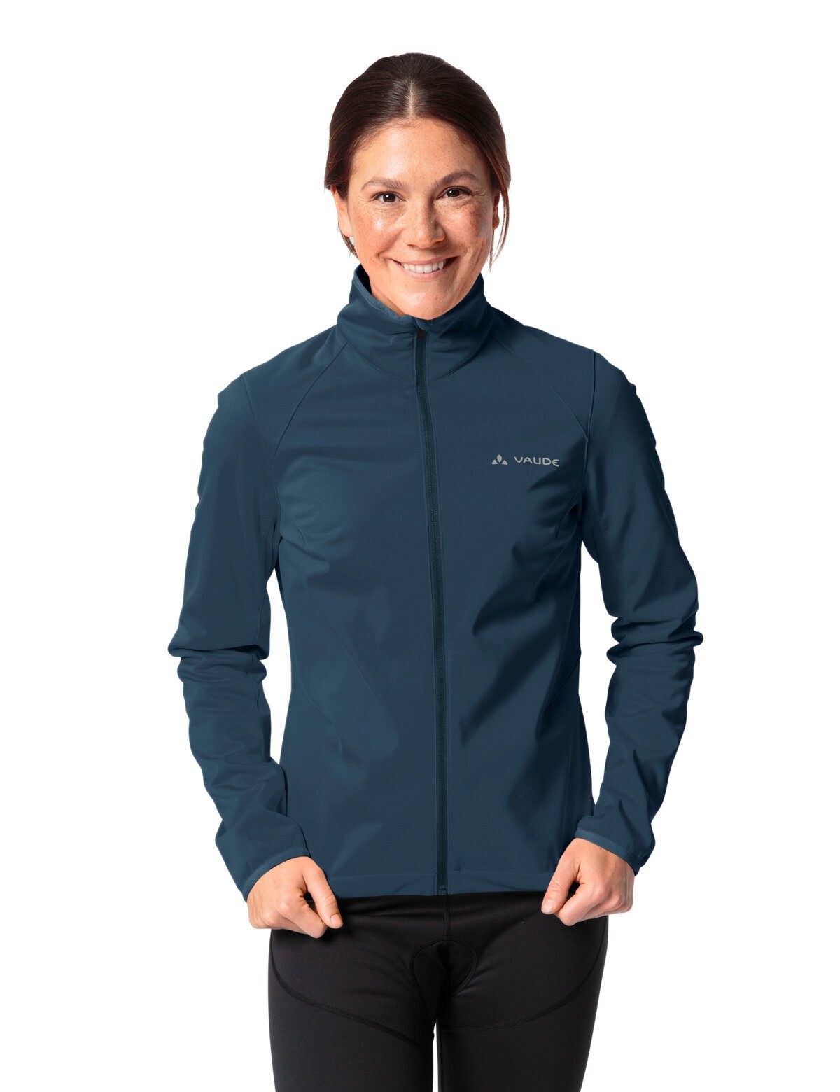 dark II Klimaneutral (1-St) Matera Outdoorjacke Women's Softshell VAUDE sea Jacket kompensiert