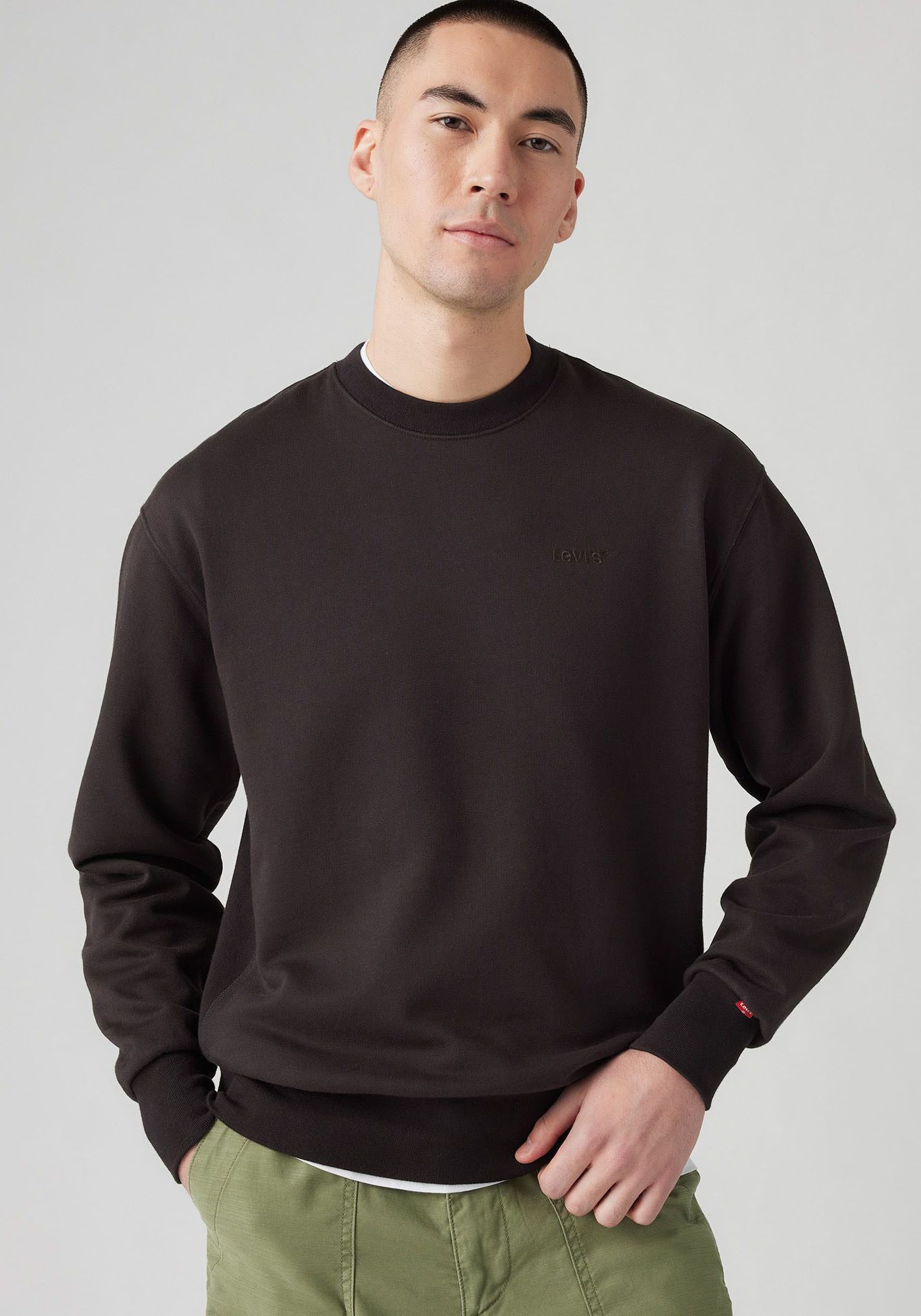 Levi's® Sweatshirt AUTHENTIC CREW mit Logostickerei günstig online kaufen