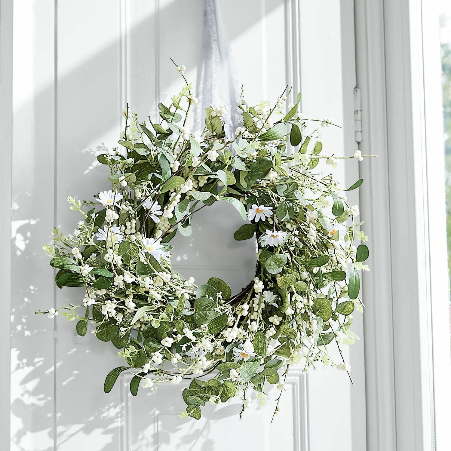 Mirabeau Dekokranz Kranz Mixale grün/weiß günstig online kaufen