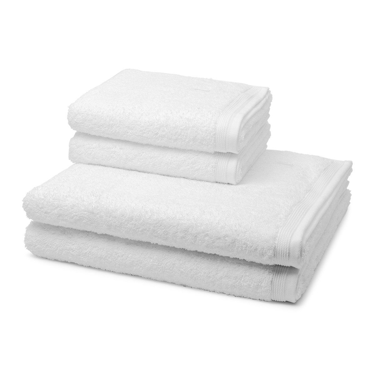 Möve Handtuch Set Superwuschel, Walkfrottee (Spar-Set, 4-St), 2 X Handtuch 2 X Duschtuch im Set - Baumwolle - Saugstark