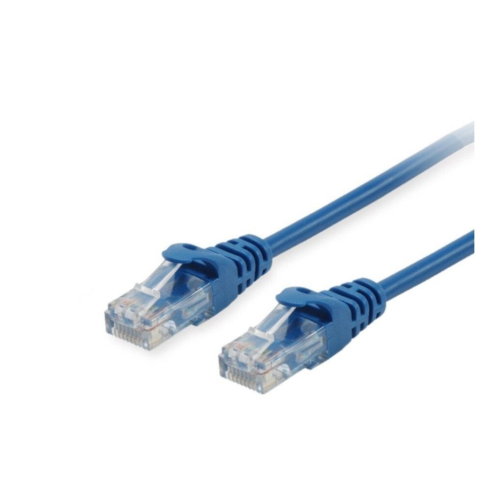EQUIP 625433 Cat.6 U/UTP Patchkabel 0,25m Blau Kabelgebundenes Telefon