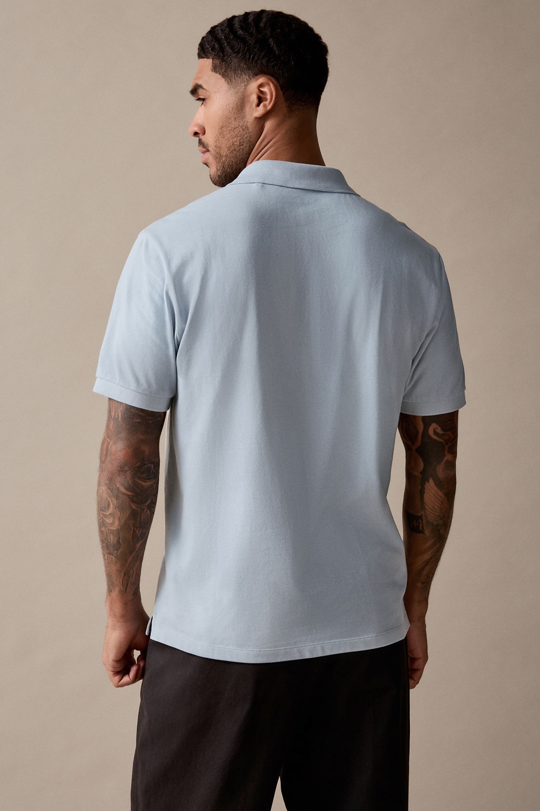 Next Poloshirt Piqué-Polo-Shirt mit Reverskragen (1-tlg) günstig online kaufen