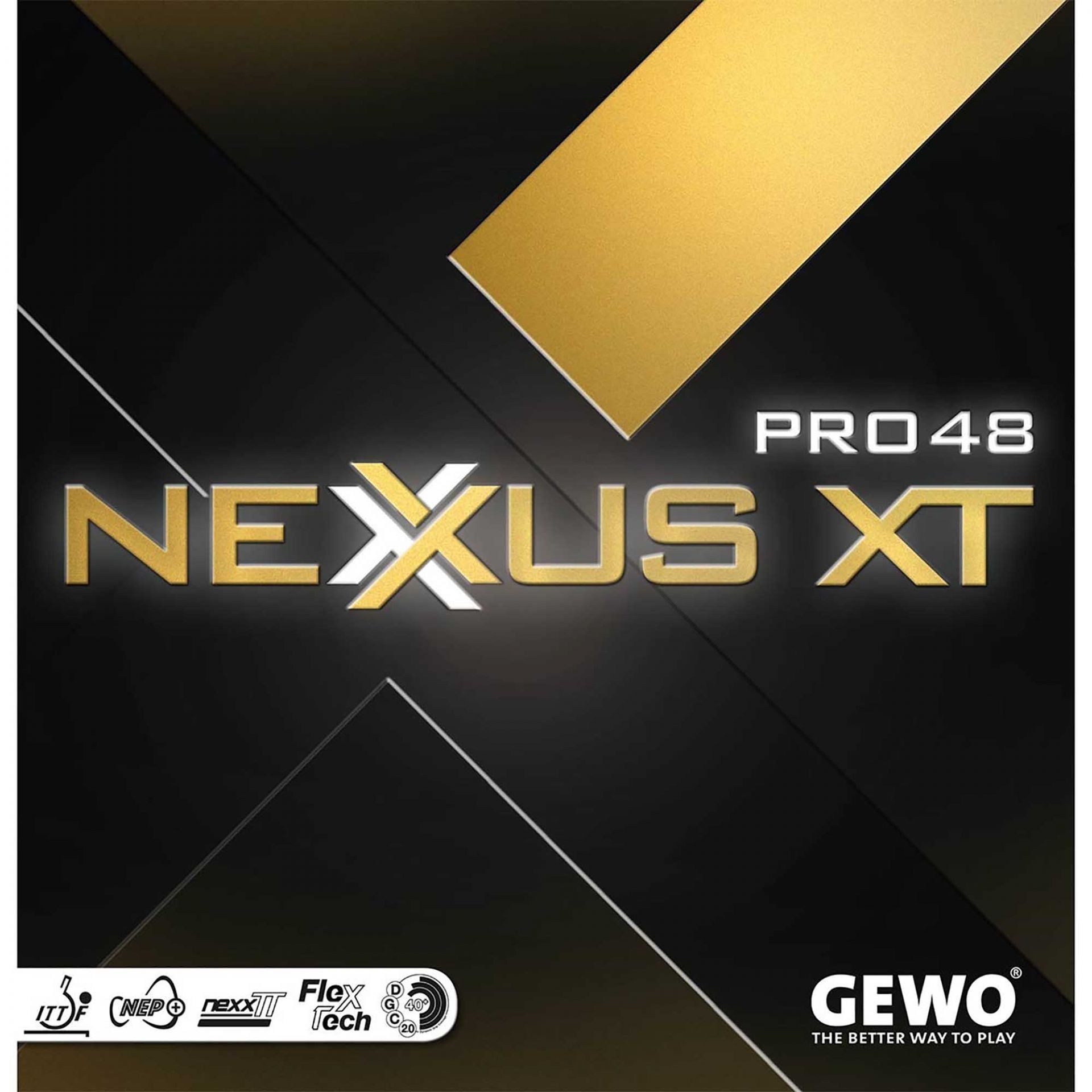 Tischtennisschläger Belag Nexxus XT Pro 48