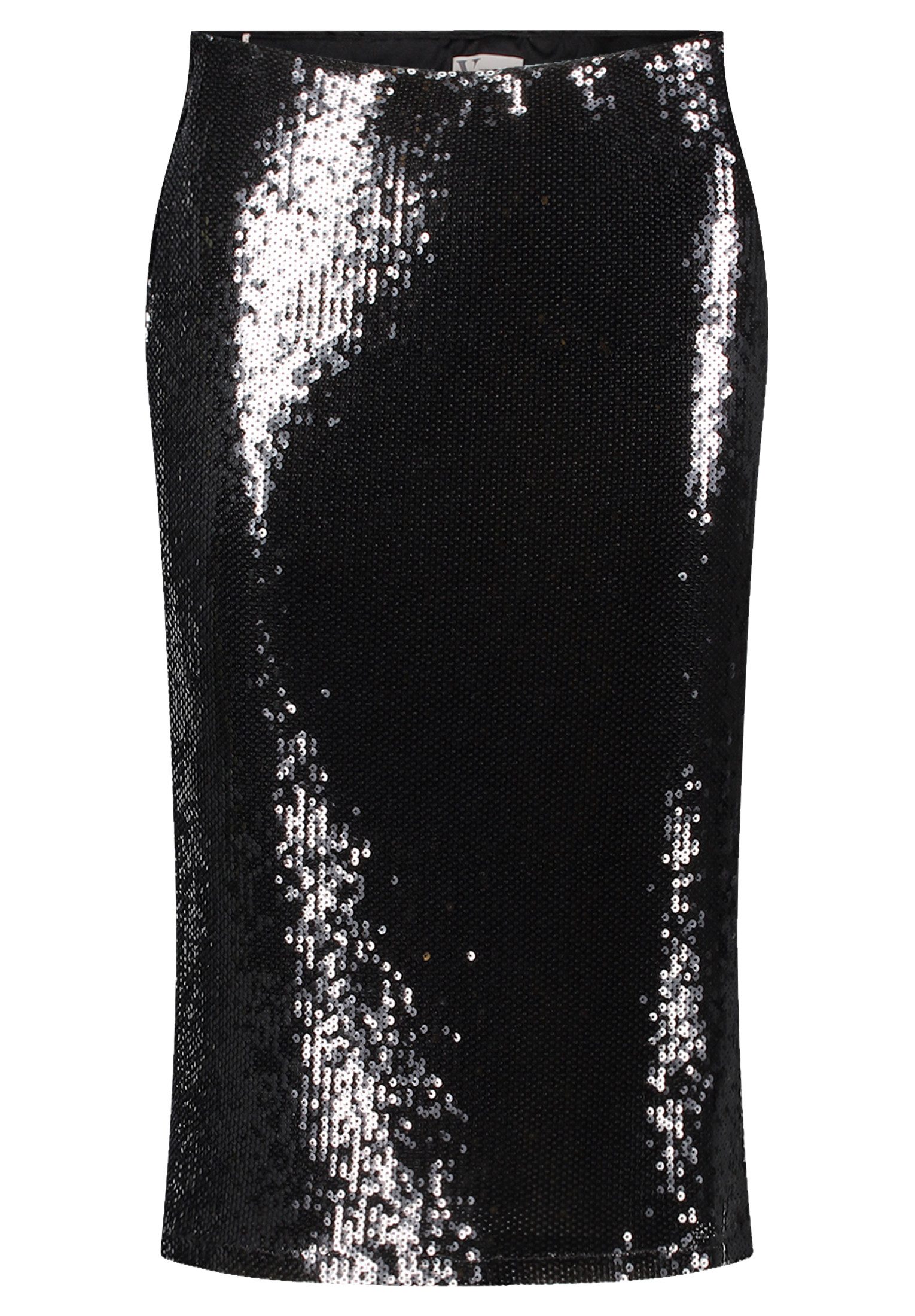 Vera Mont Maxirock Damen Pailletten-Rock mit elastischem Bund günstig online kaufen