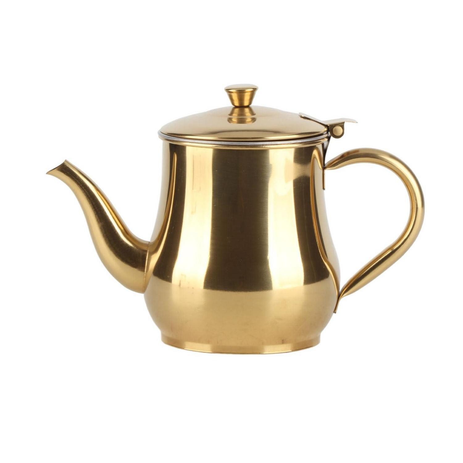 LuxusKollektion Teekanne Edelstahl Teekanne mit Infuser 500ml
