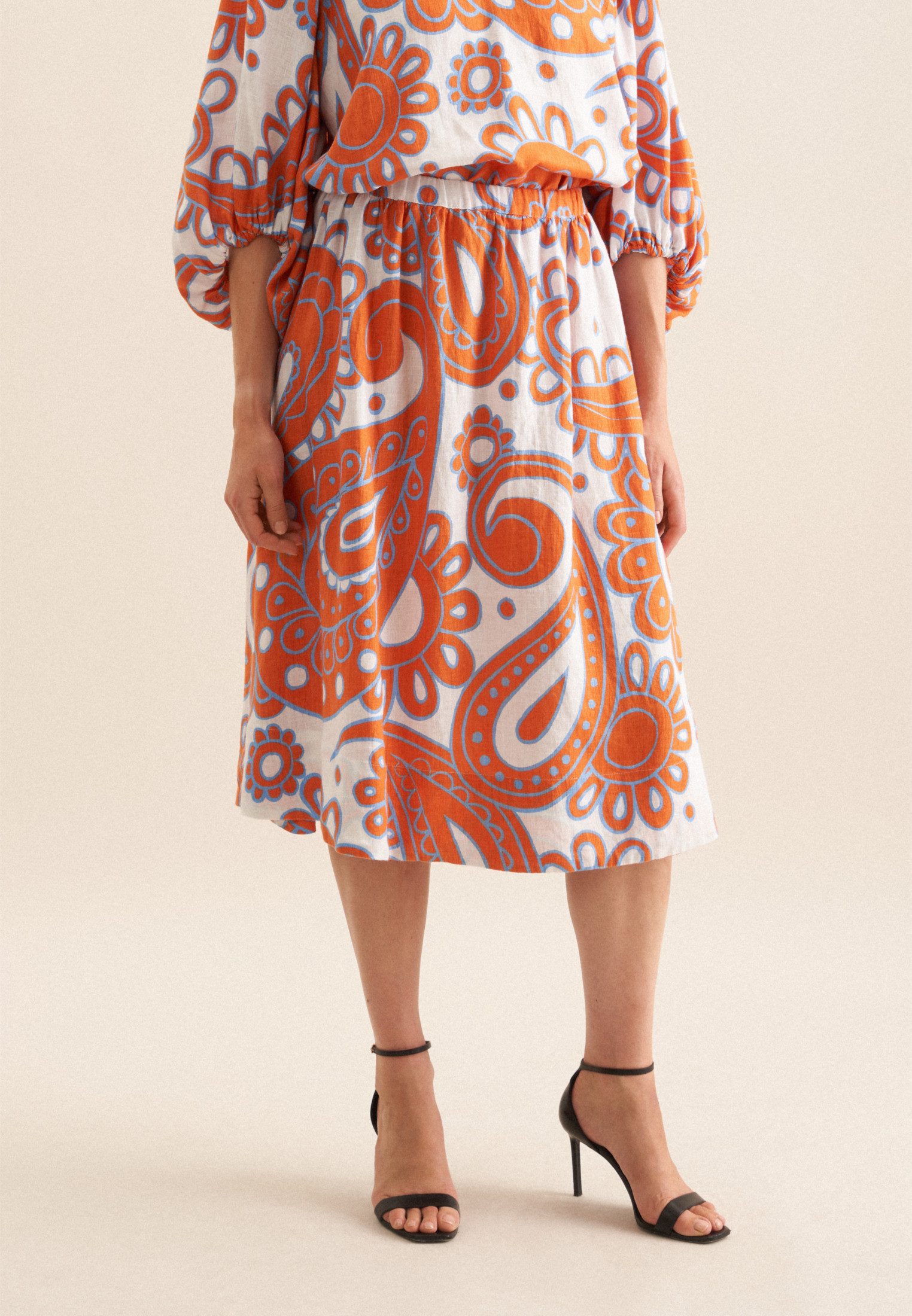 seidensticker Midirock Schwarze Rose