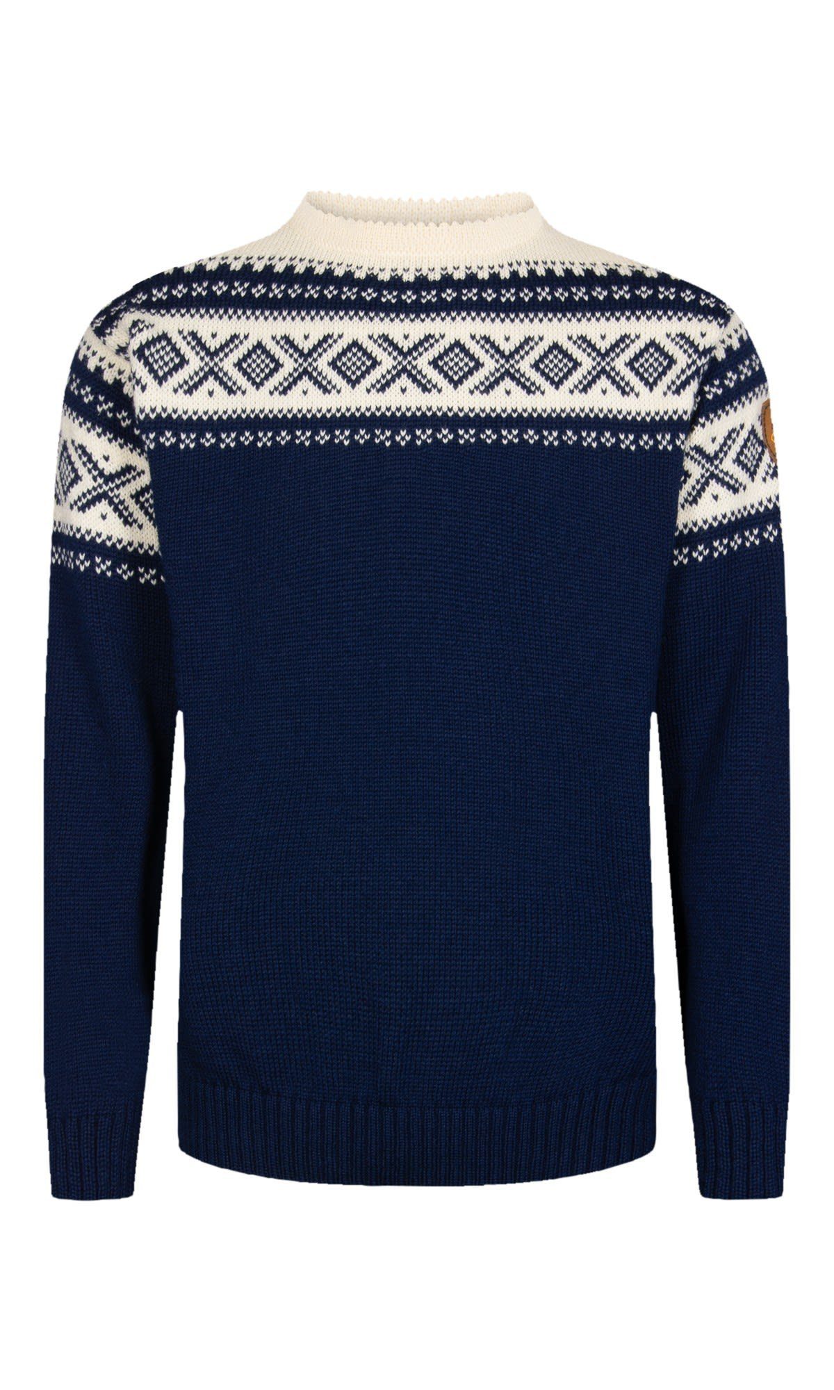 Dale of Norway Longpullover Dale Of Norway Cortina Sweater Freizeitpullover Navy - Offwhite