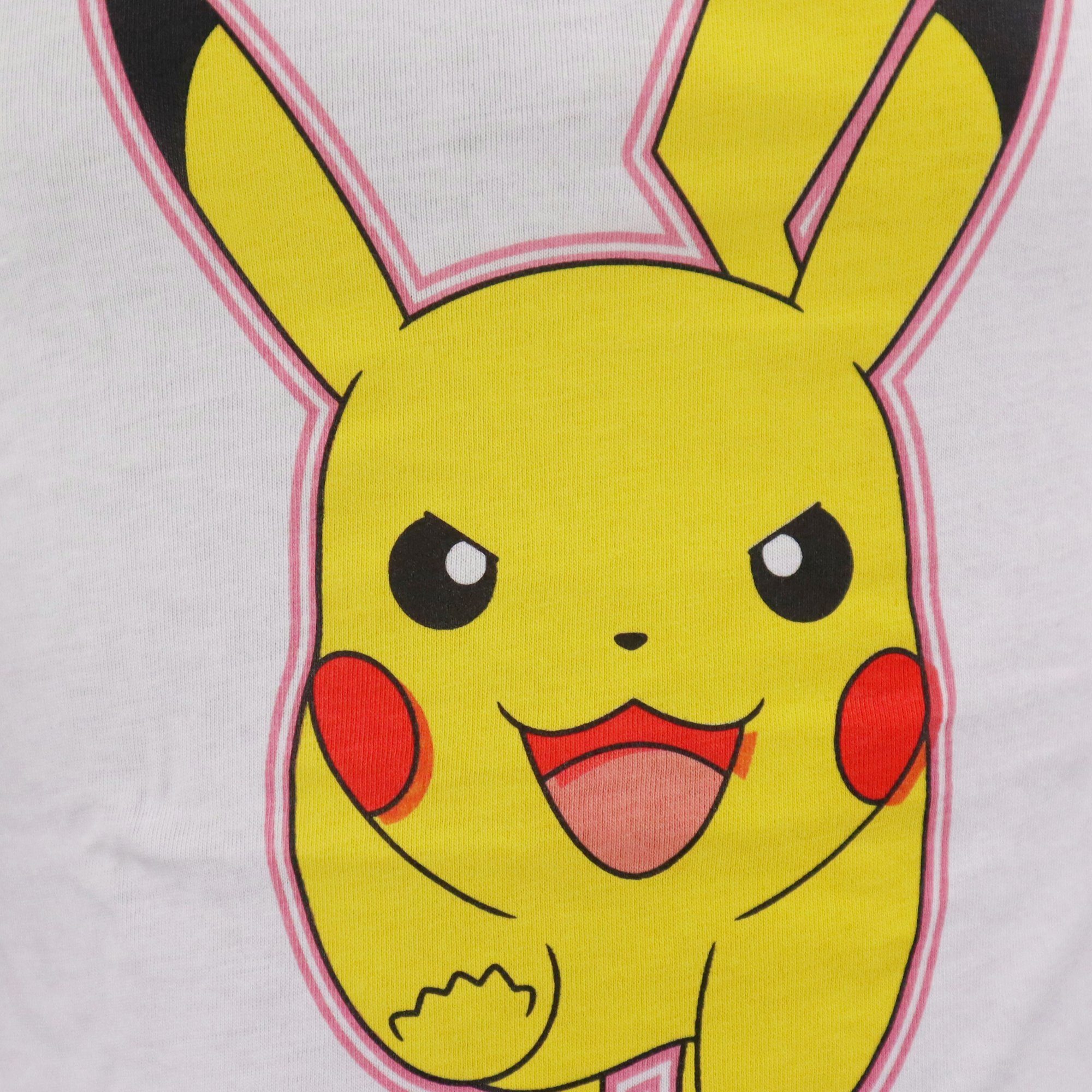 POKÉMON T-Shirt Pokemon Pikachu Mädchen Kinder Shirt 100% Baumwolle