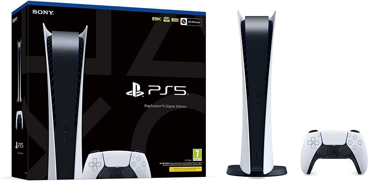 Playstation Sony PlayStation 5 Digital Edition - PS5 Konsole ohne Laufwerk