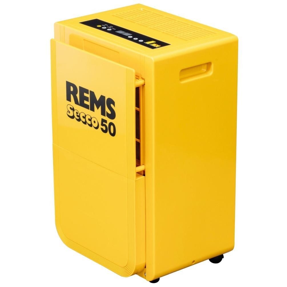 Rems Bautrockner Bautrockner Secco 50 Set 132011 R220 50 Liter 24h, Entfeuchtung 50 l/Tag, Kompakte, handliche Konstruktion im stabilen Kunststoffgehäuse