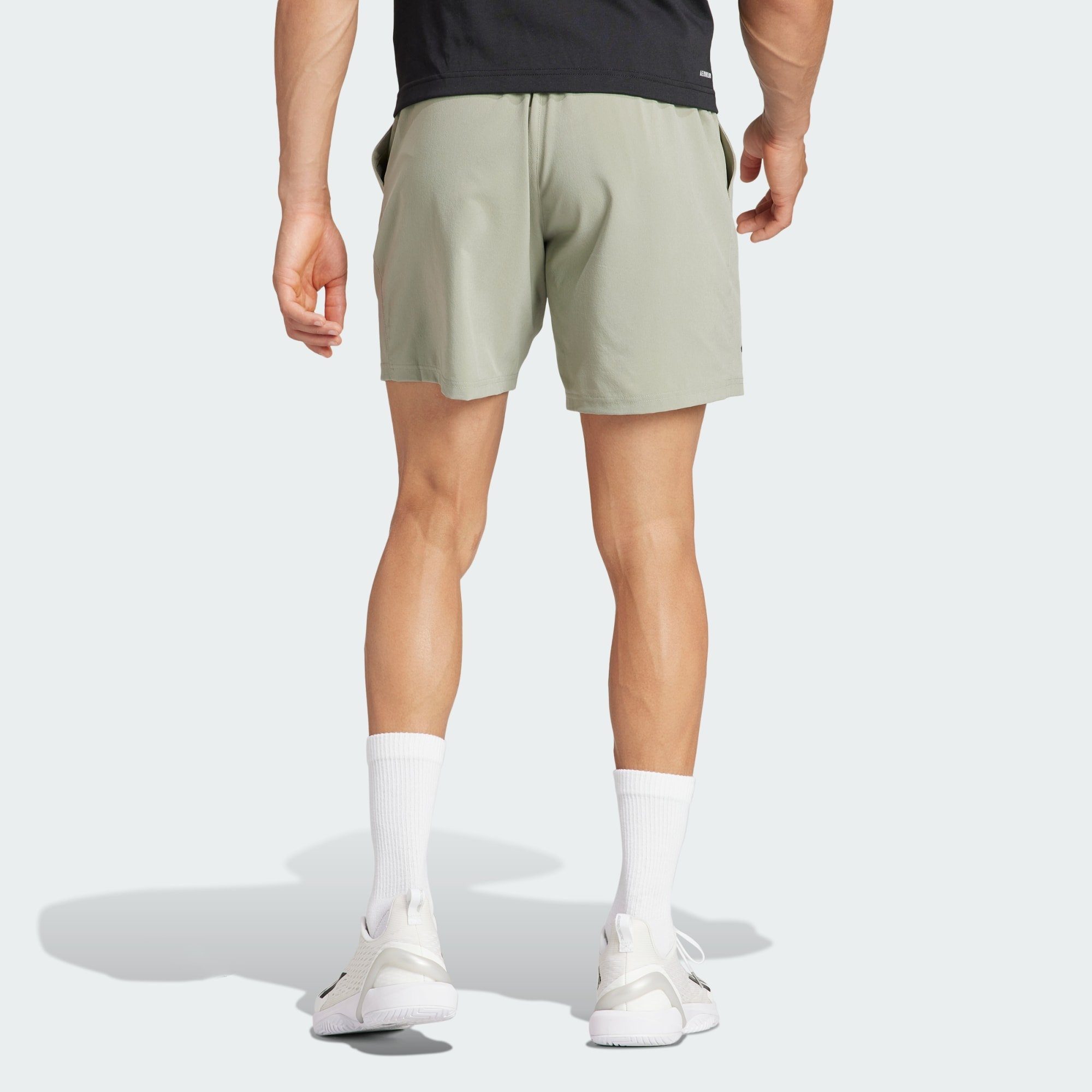 TENNIS STRETCH WOVEN adidas Performance SHORTS Funktionsshorts CLUB Silver Pebble