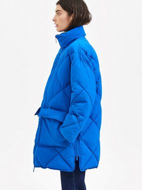 SELECTED FEMME Winterjacke Wattierte Oversized Puffer Jacke Stepp Blouson ohne Kapuze SLFHEIDI 4356 in Blau
