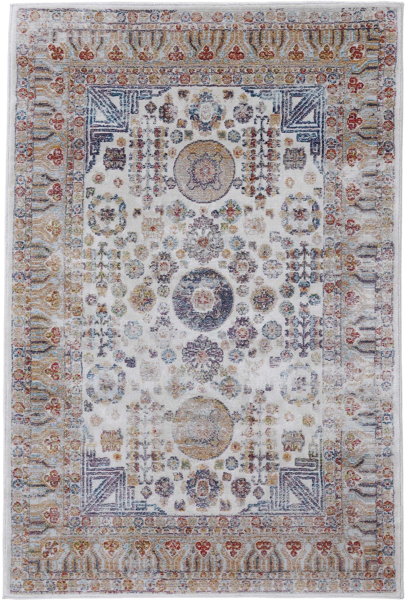 carpetfine Teppich Vintage Heaven_2, rechteckig, Höhe: 8 mm, Orient Vintage Look, Wohnzimmer