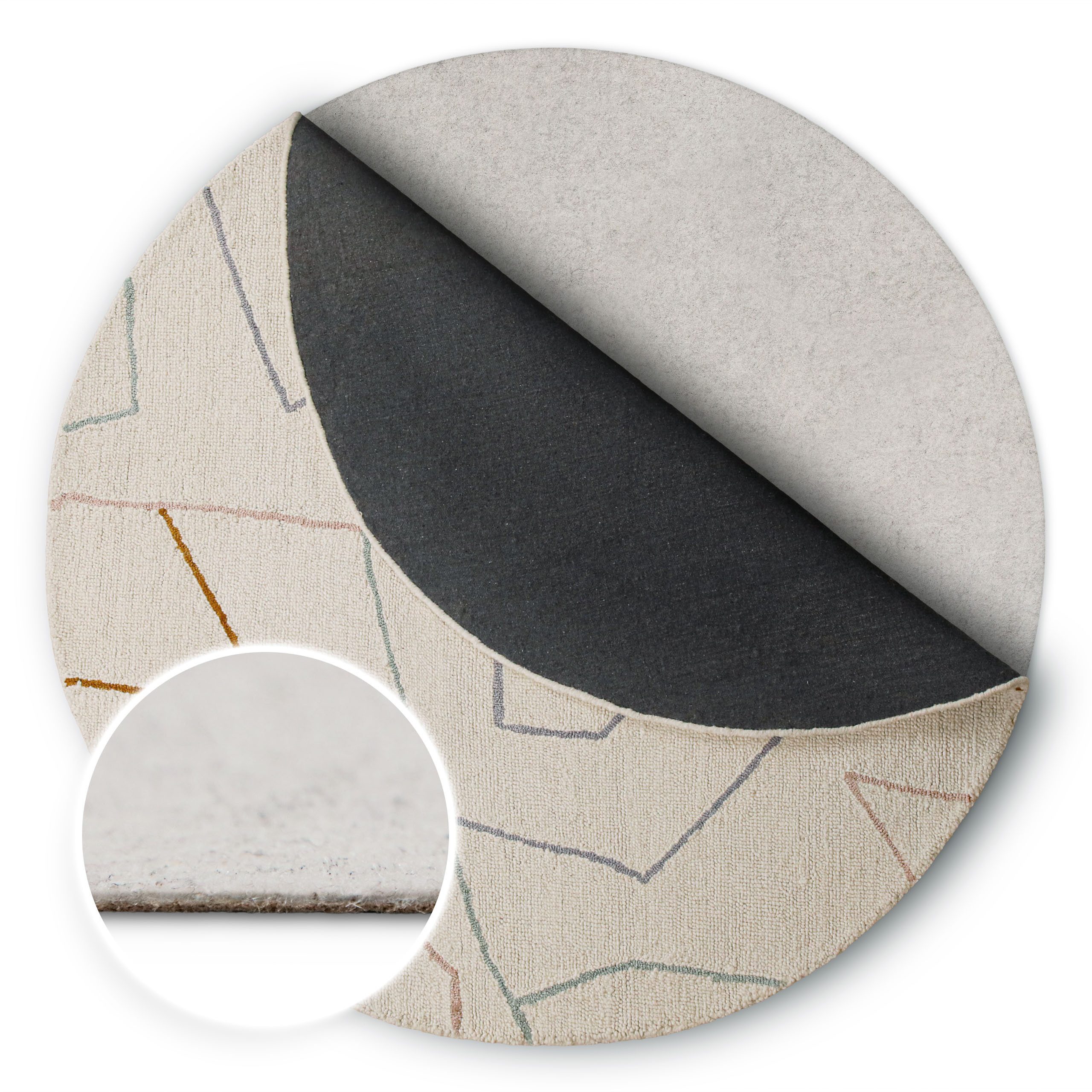 Wecon home Antirutsch Teppichunterlage RugPad Basic, (1-St), Teppichunterlage, Anti-Rutsch-Matte, Komfort, Schutz