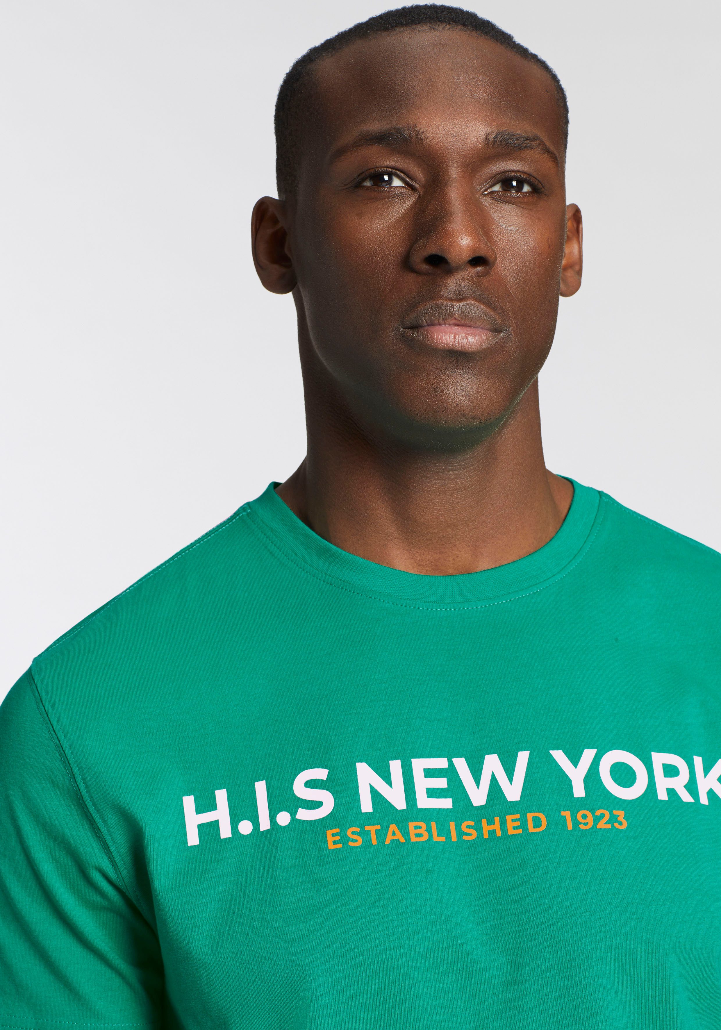 H.I.S T-Shirt Mit großem Frontprint