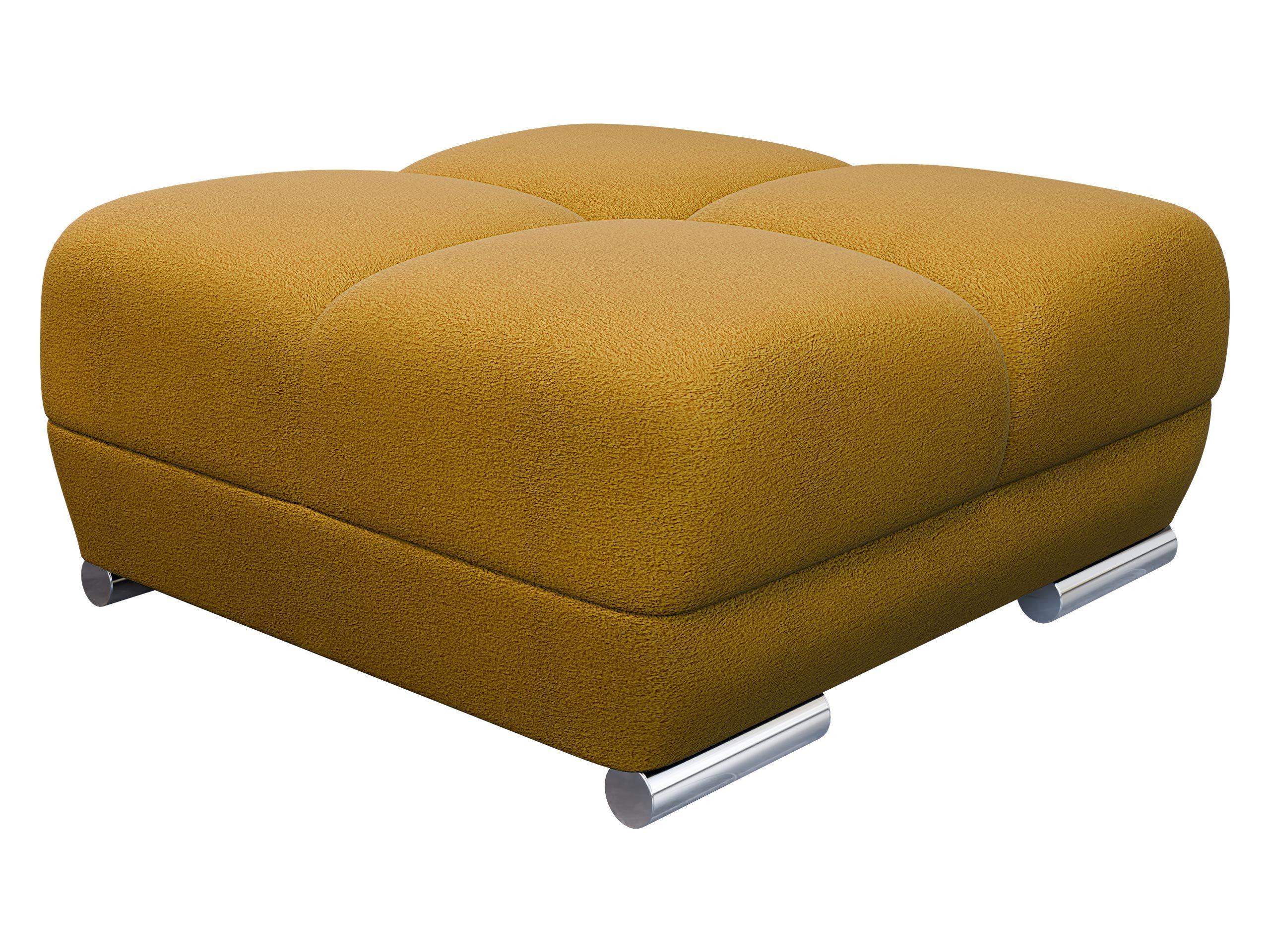 MIRJAN24 Polsterhocker Logo, Wellenfeder, 90x90x45 cm