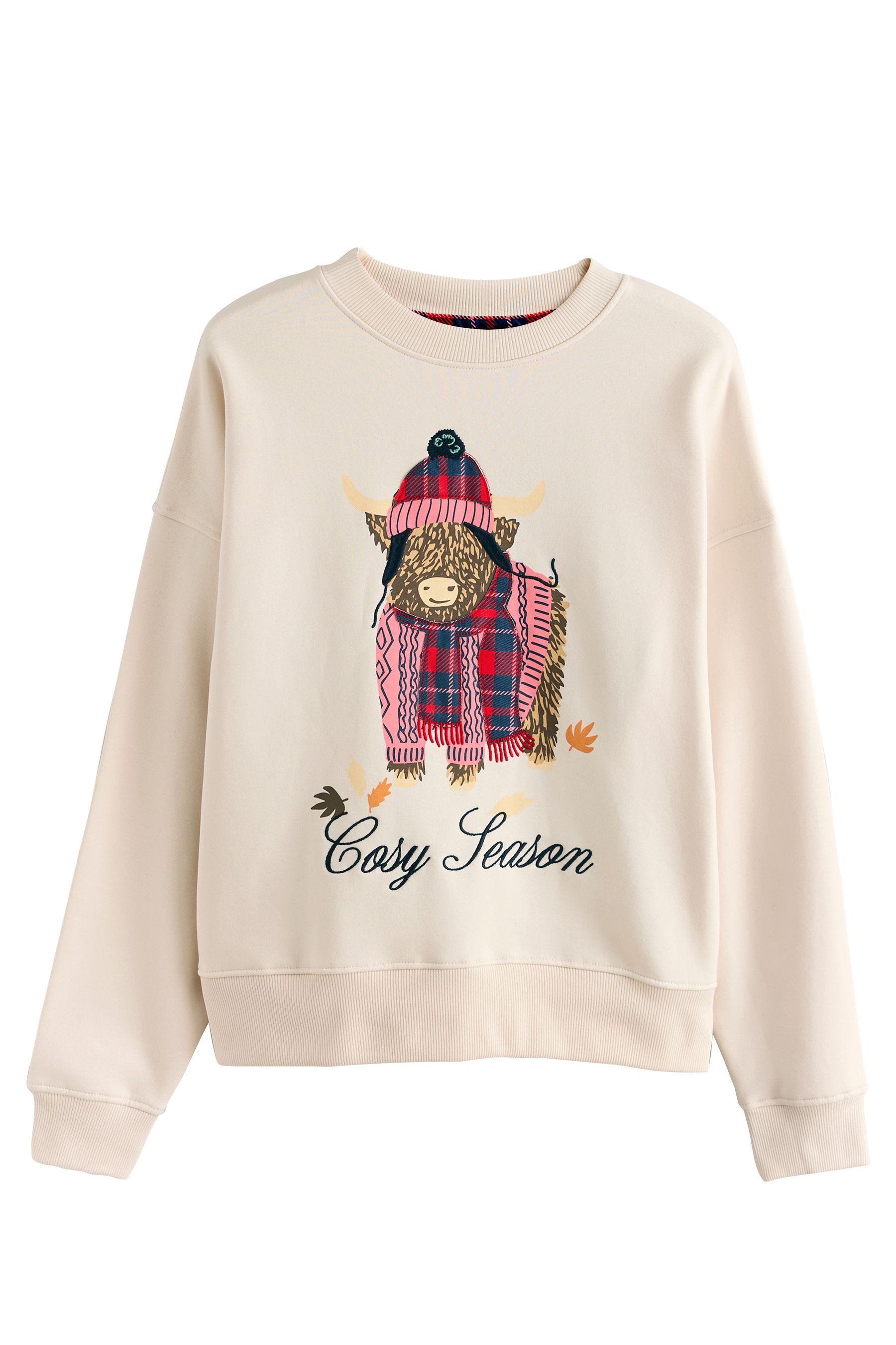 Next Sweater Sweatshirt mit weihnachtlicher Grafik, Hamish (1-tlg) günstig online kaufen
