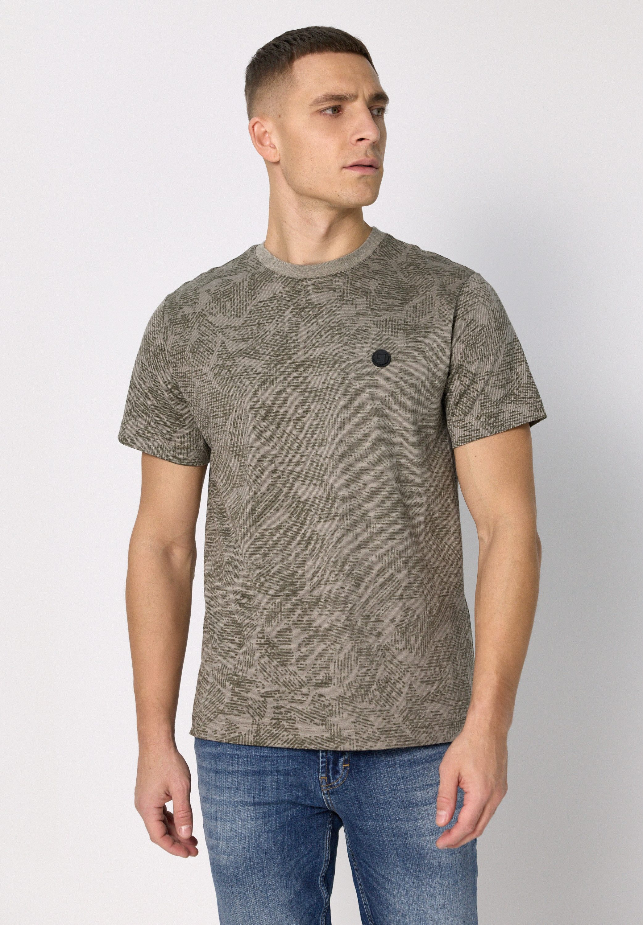 STREET ONE MEN T-Shirt mit grafischem Muster