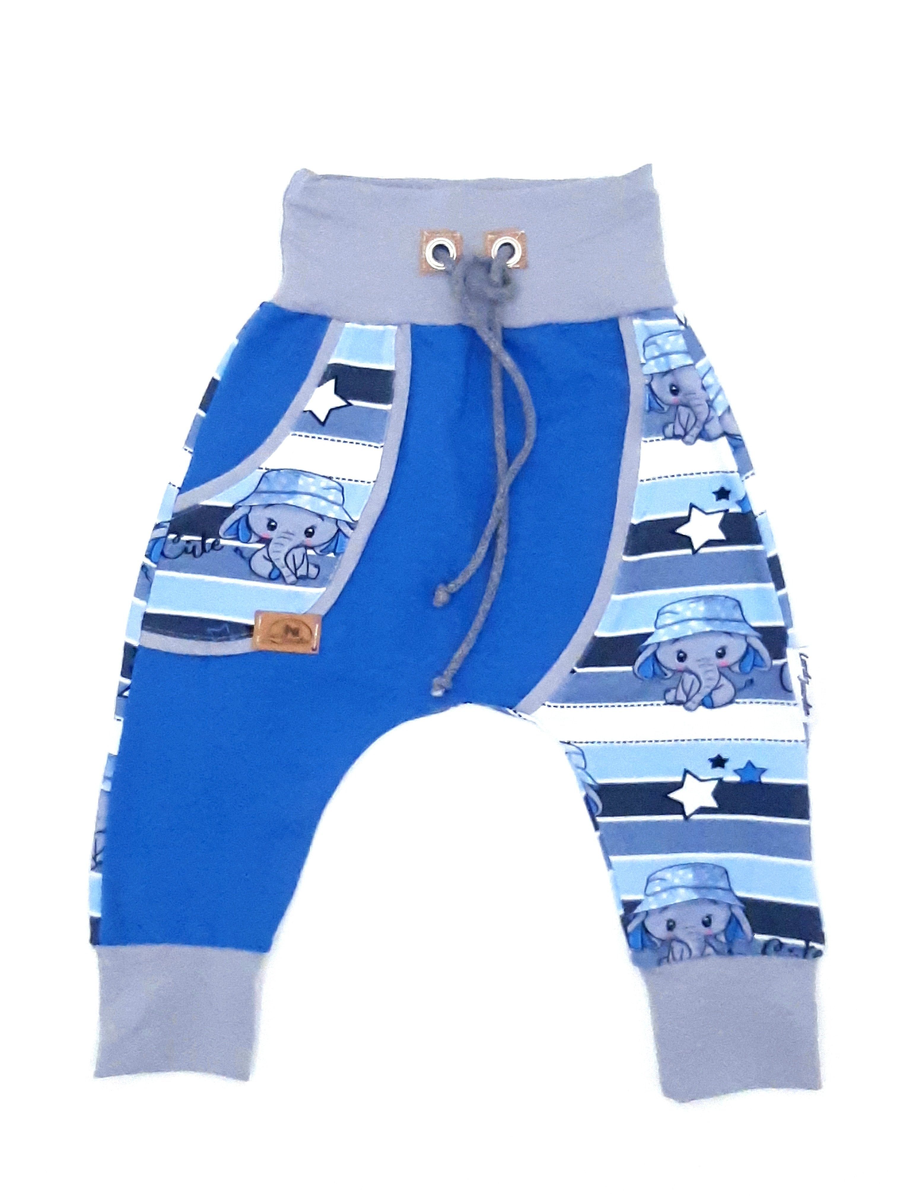 Pumphose ELEFANT BLAU mit Tasche Pumphose