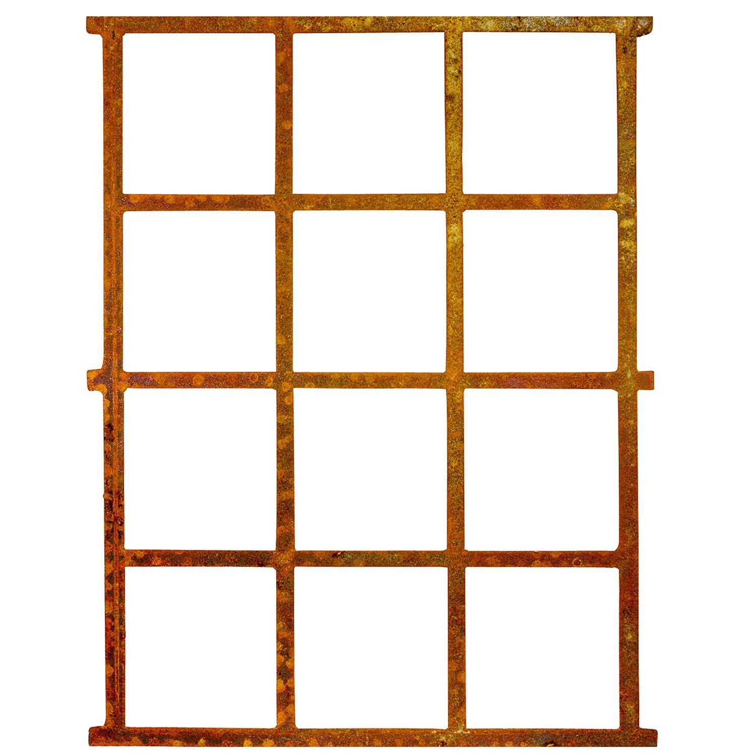 Dekoobjekt Fenster Rost Stall Eisenfenster Scheunenfenster Eisen Antik-Stil Gitte