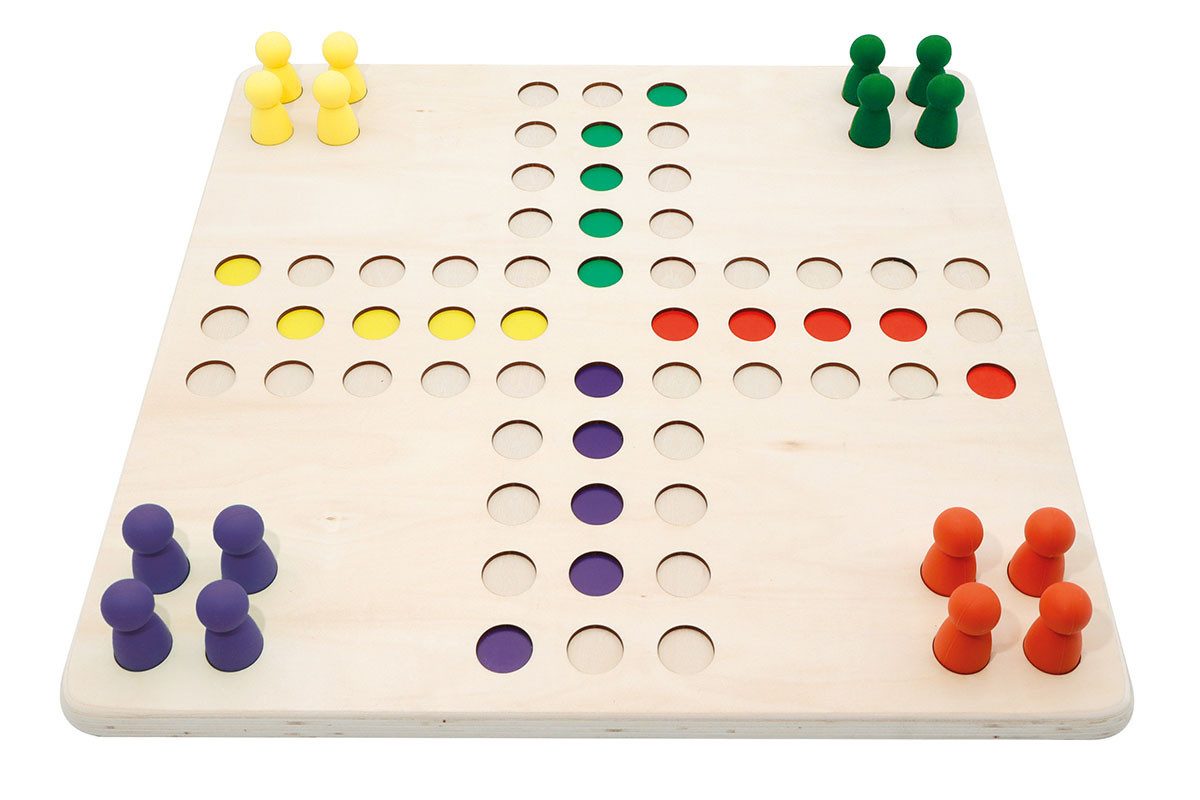 Forchtenberger Puzzle & Игры Spiel Ludo Spiel Silikon, Familienspiel