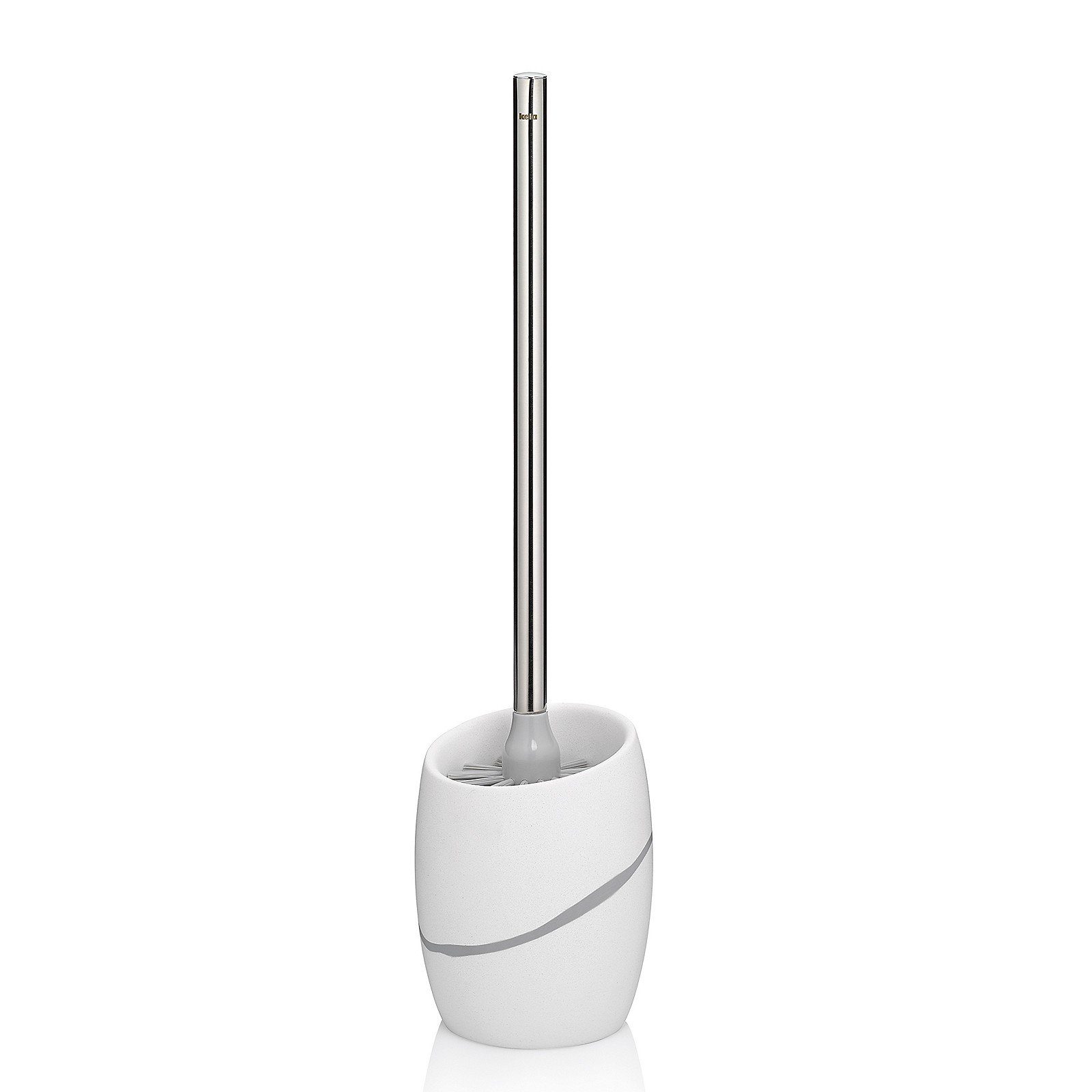 kela WC-Garnitur Talus, Natursteinoptik, austauschbarer Bürstenkopf günstig online kaufen