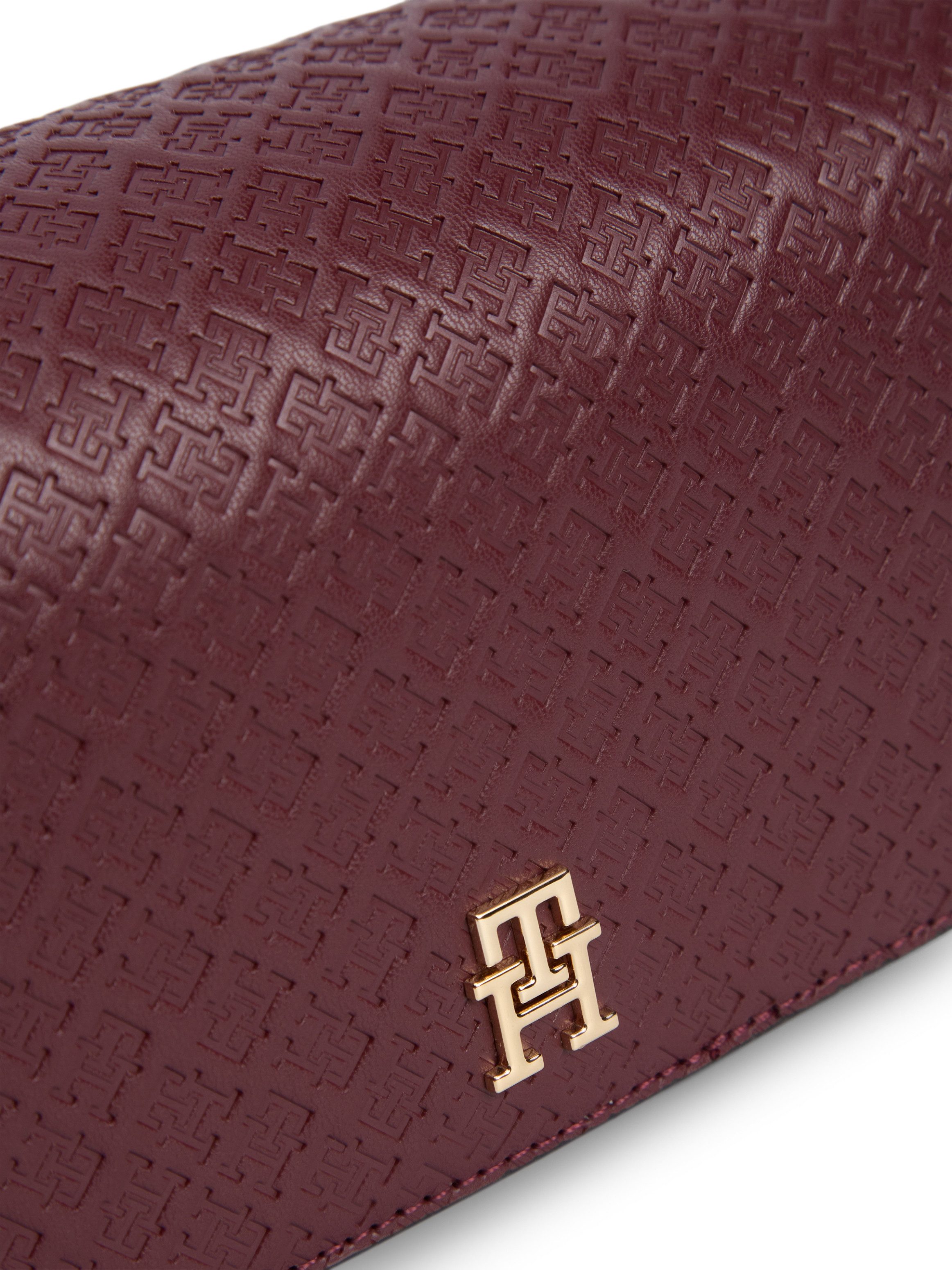 Tommy Hilfiger Umhängetasche TH ICON CONV CROSSOVER MONO, Damen Schultertasche, Handtasche, Clutch mit TH-Logoprägung